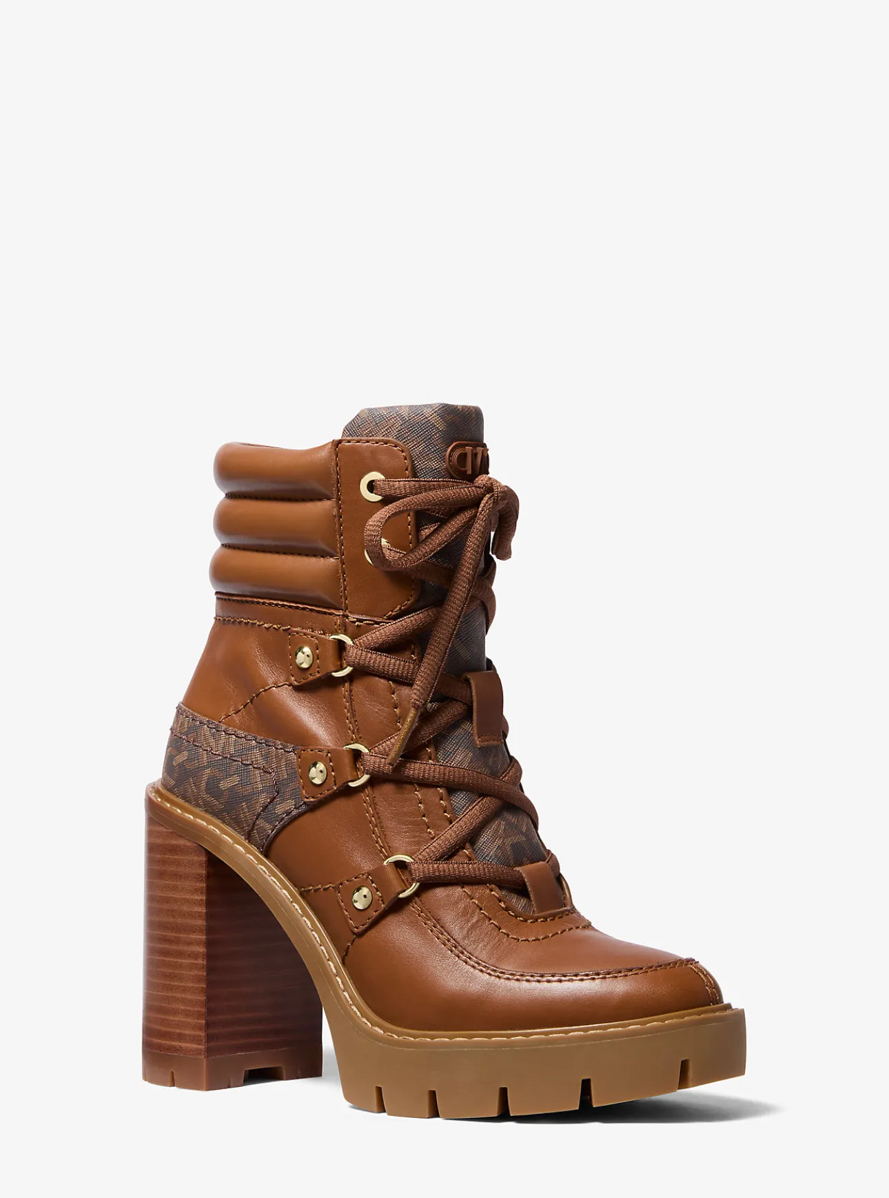 Asher Leather and Empire Monogram Boot
