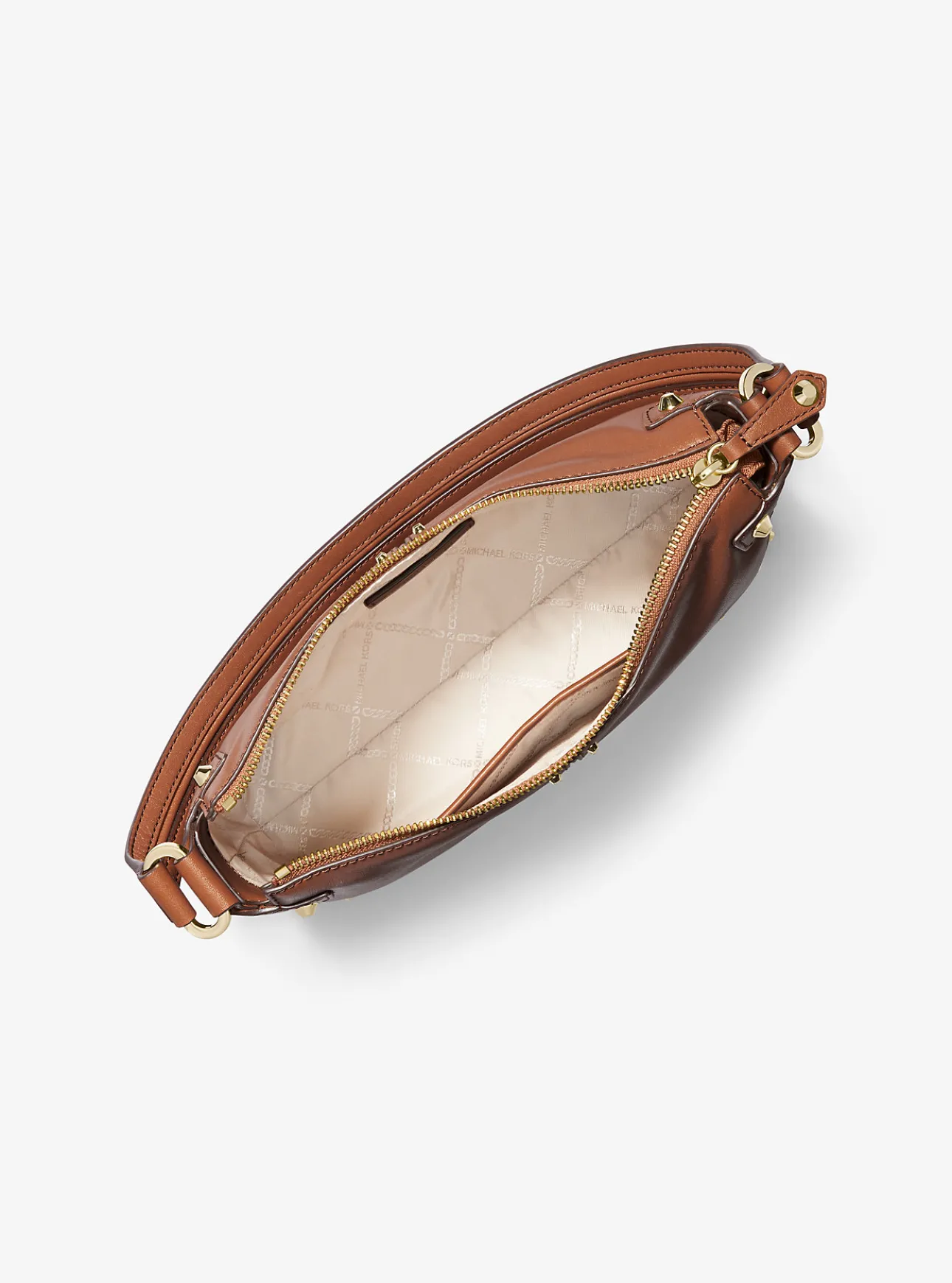 Astor Large Studded Leather Shoulder Bag