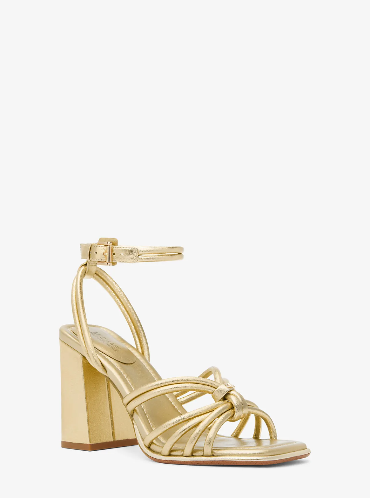 Astra Metallic Leather Sandal