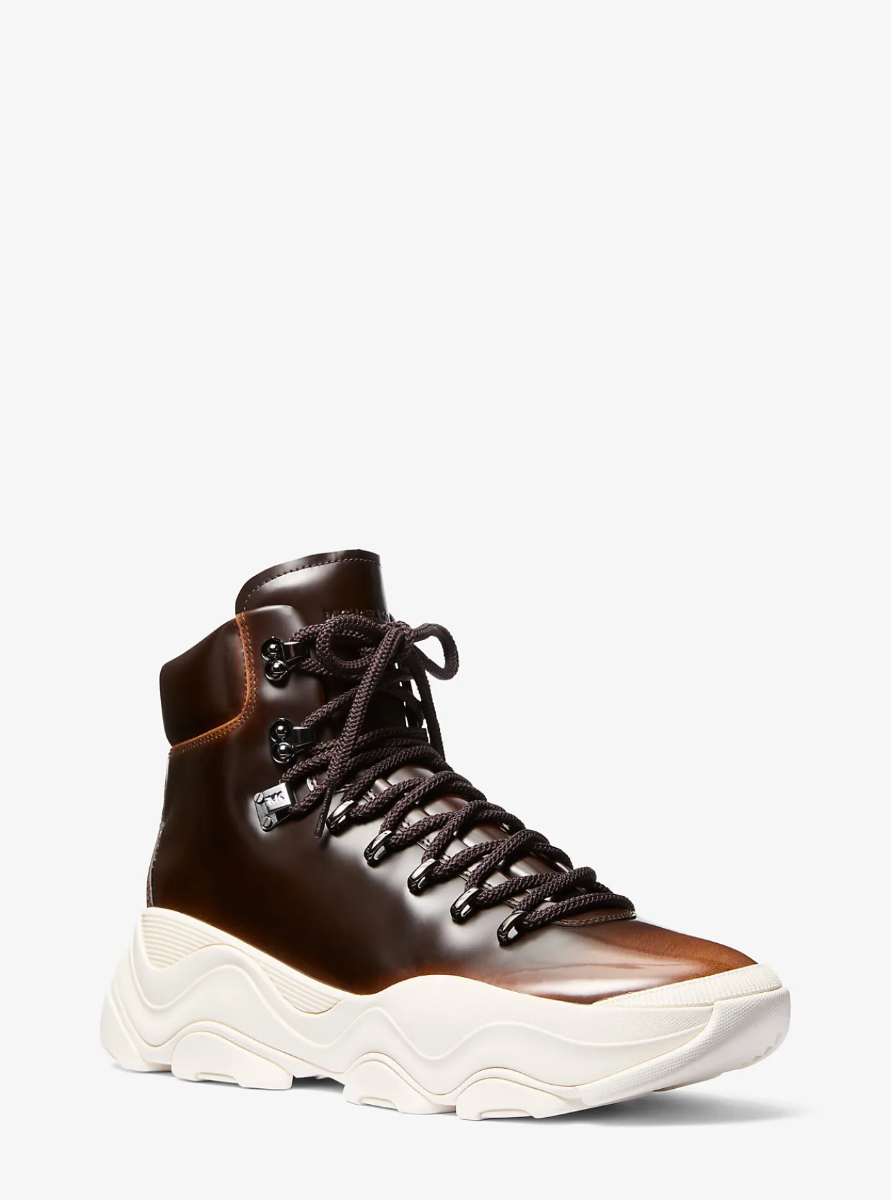 Atlas Burnished Leather Lace-Up Boot