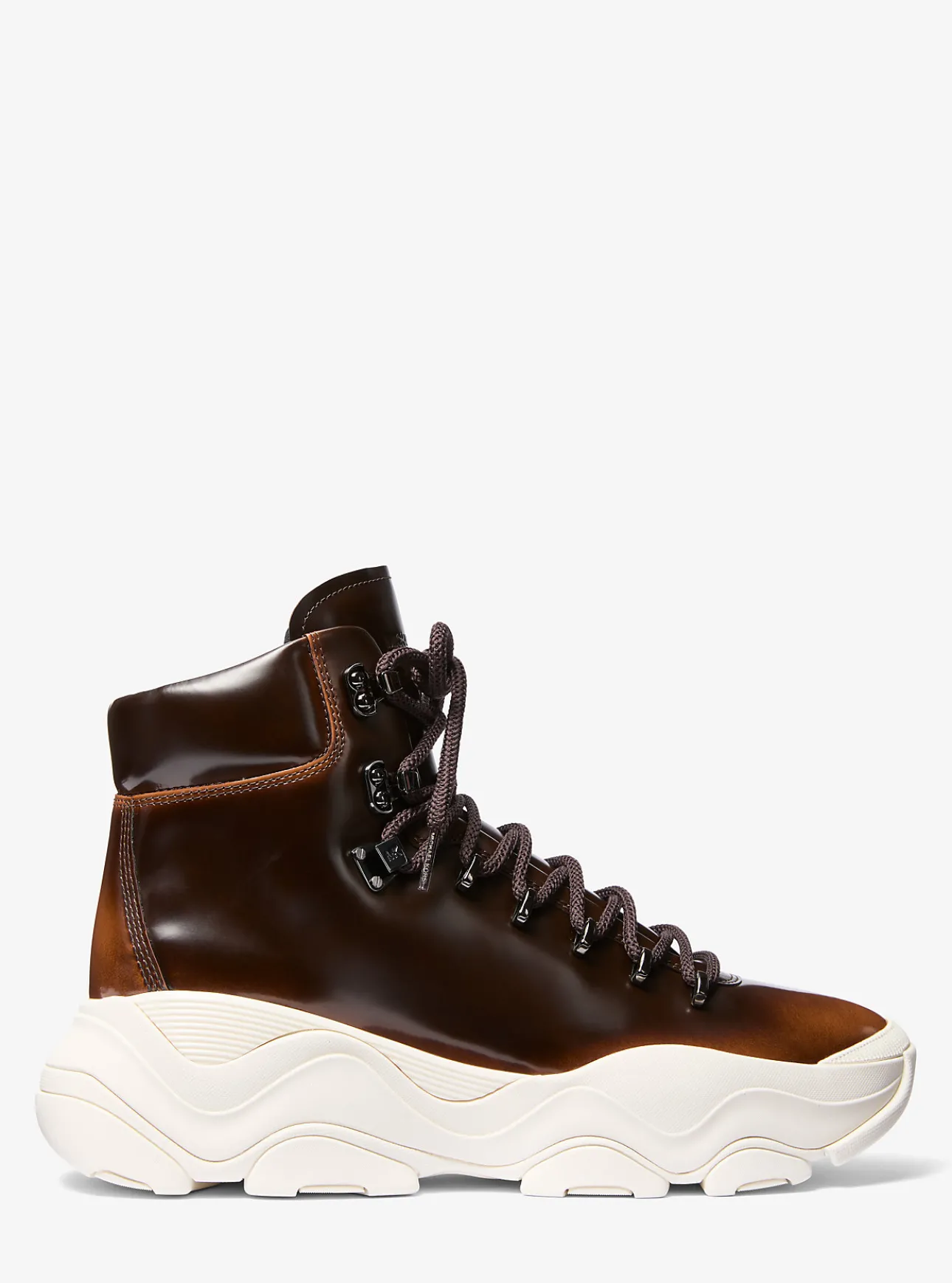 Atlas Burnished Leather Lace-Up Boot