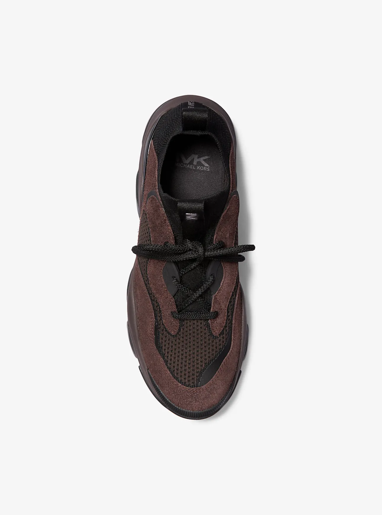 Atlas Stretch Knit and Suede Trainer