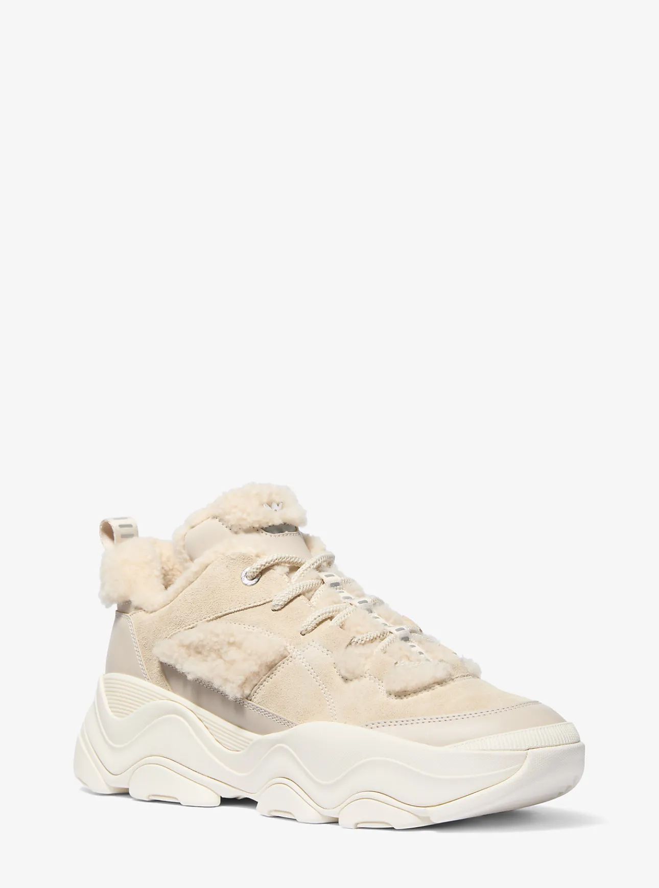 Atlas Suede and Shearling Trainer