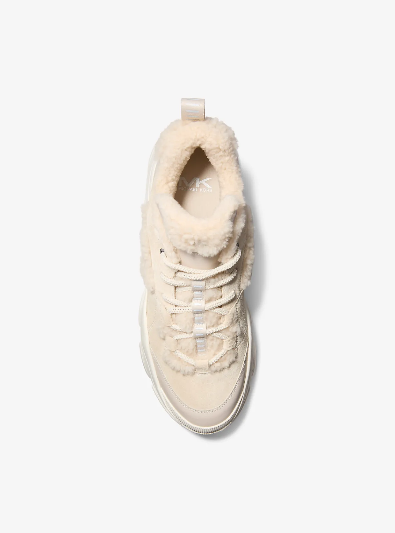 Atlas Suede and Shearling Trainer