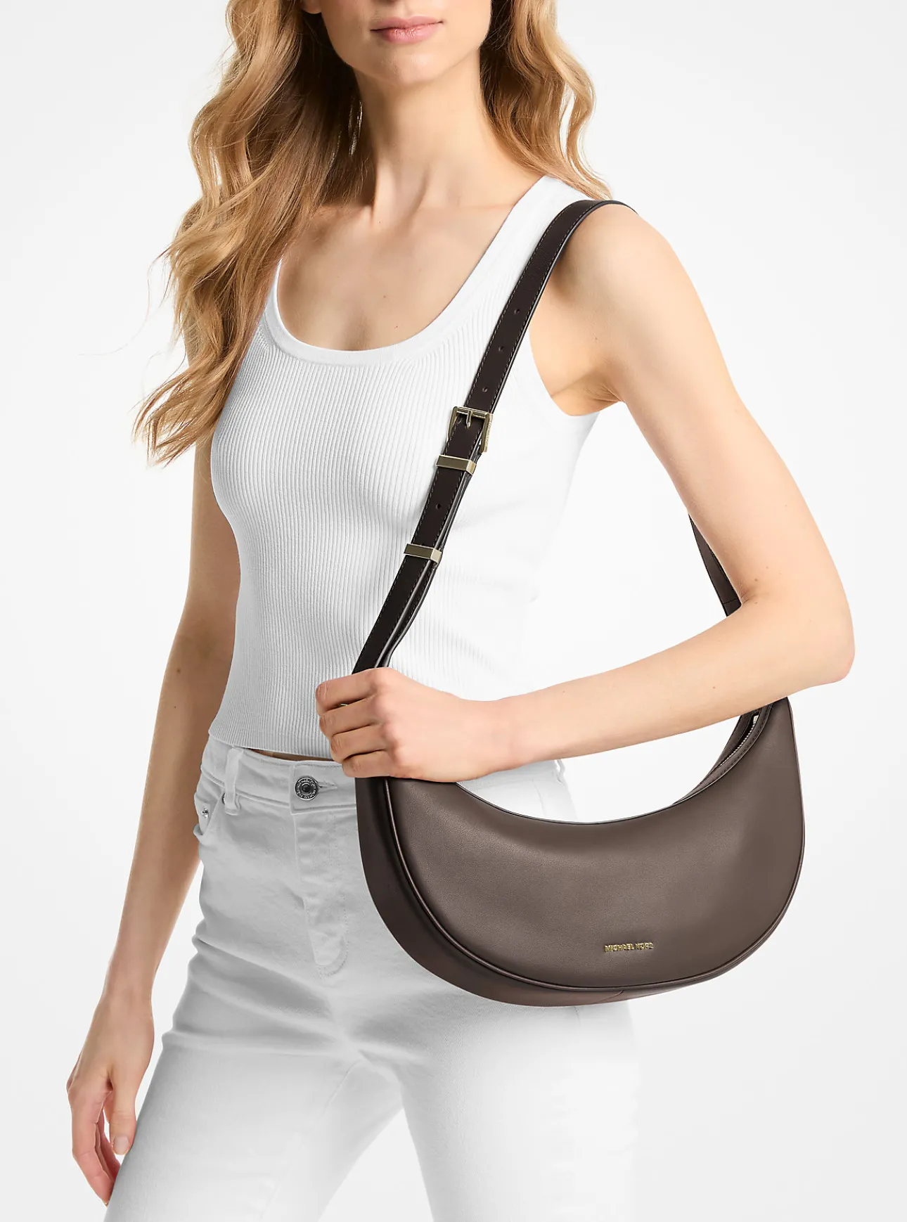 Avra Medium Leather Crossbody Bag