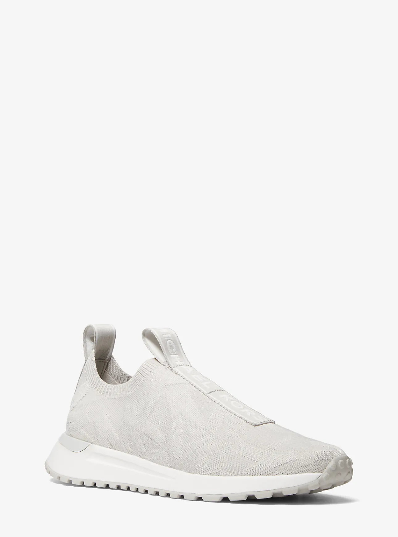 Bodie Logo Embossed Stretch Knit Slip-On Trainer