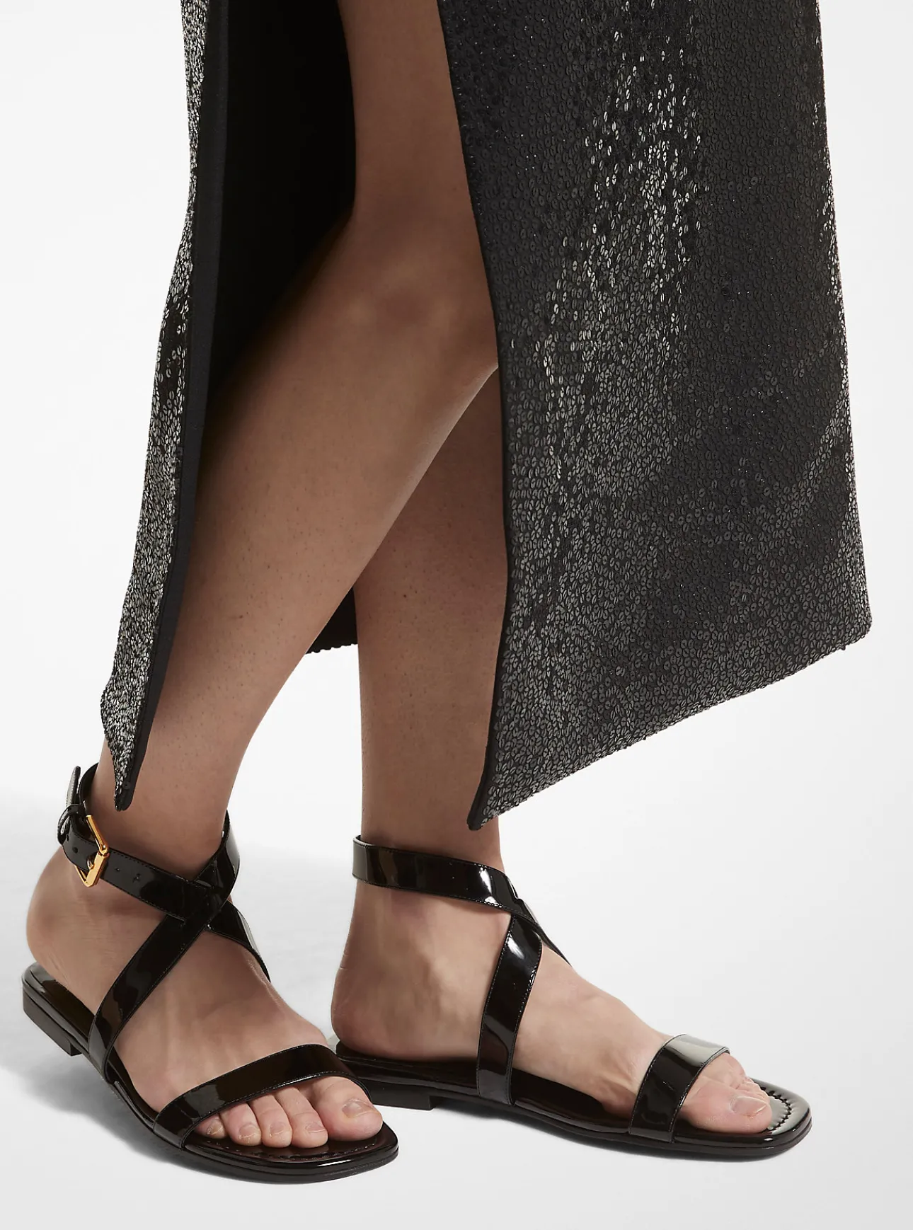 Bridgette Patent Leather Sandal