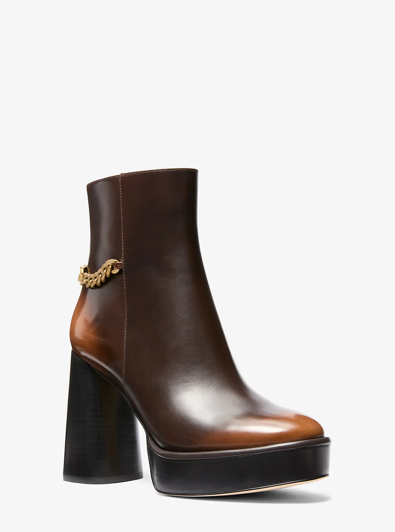 Carlisle Burnished Leather Platform Boot
