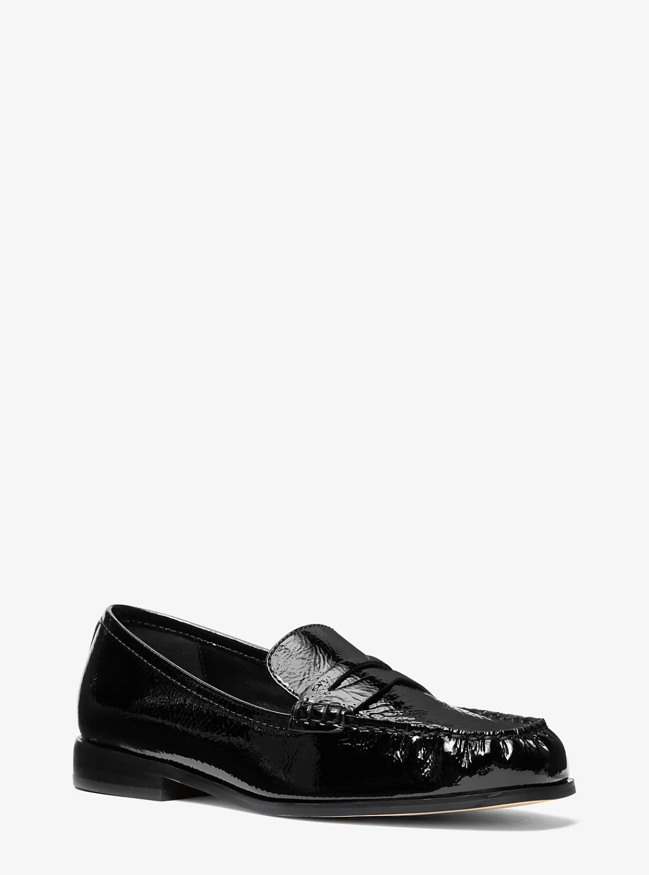Carlson Crackled Patent Leather Loafer