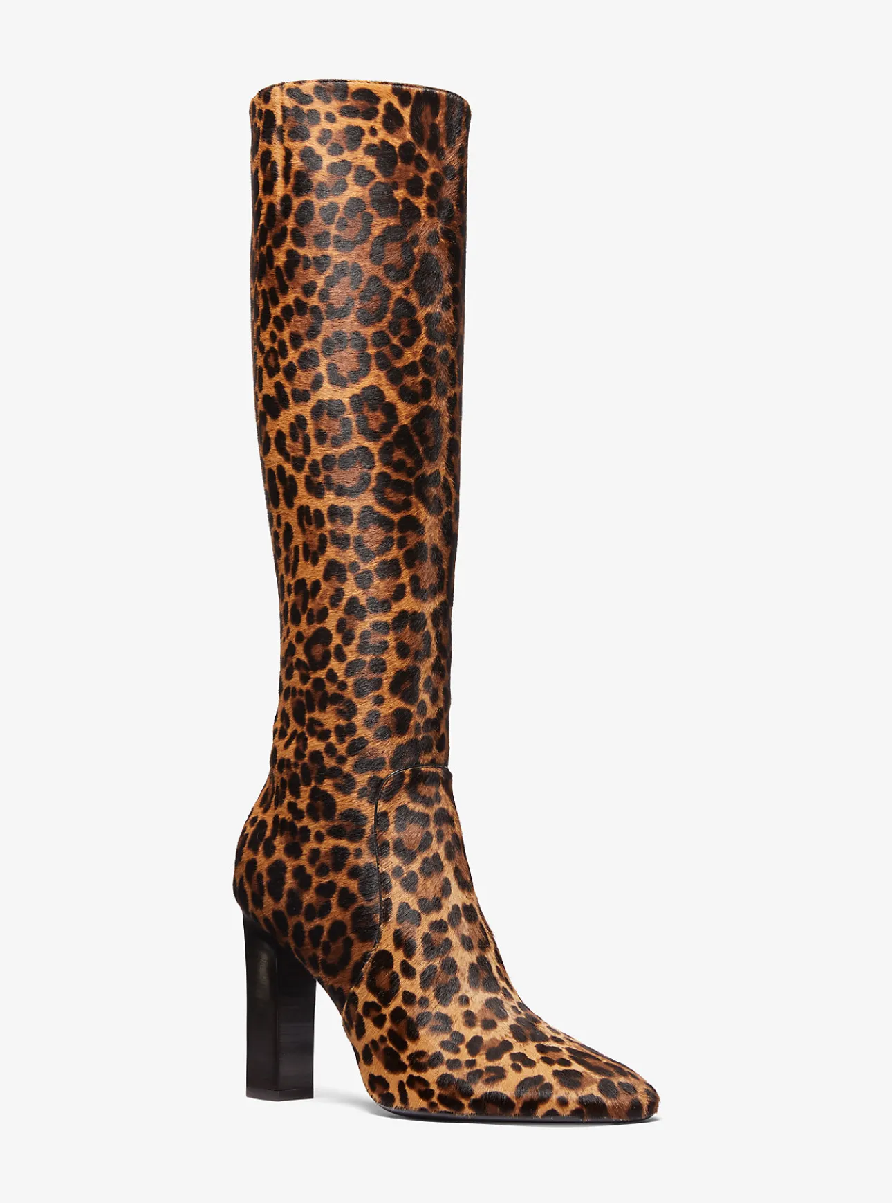 Carly Leopard Print Calf Hair Boot