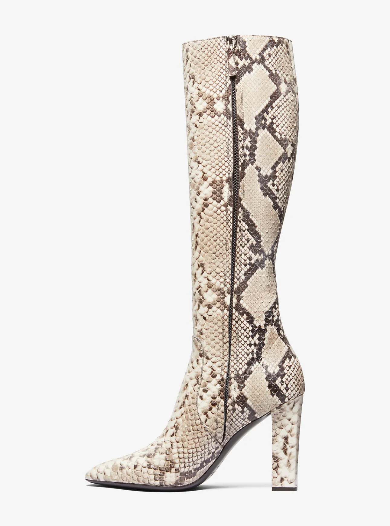 Carly Python Embossed Leather Boot