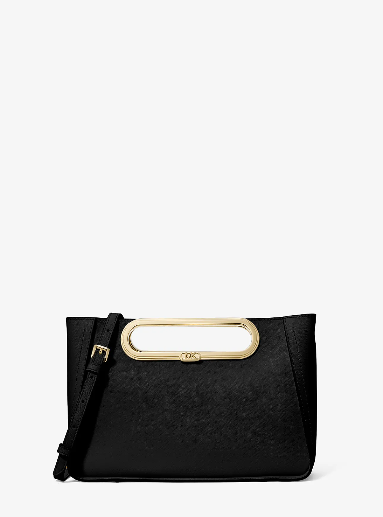 Chelsea Large Saffiano Leather Convertible Crossbody Bag