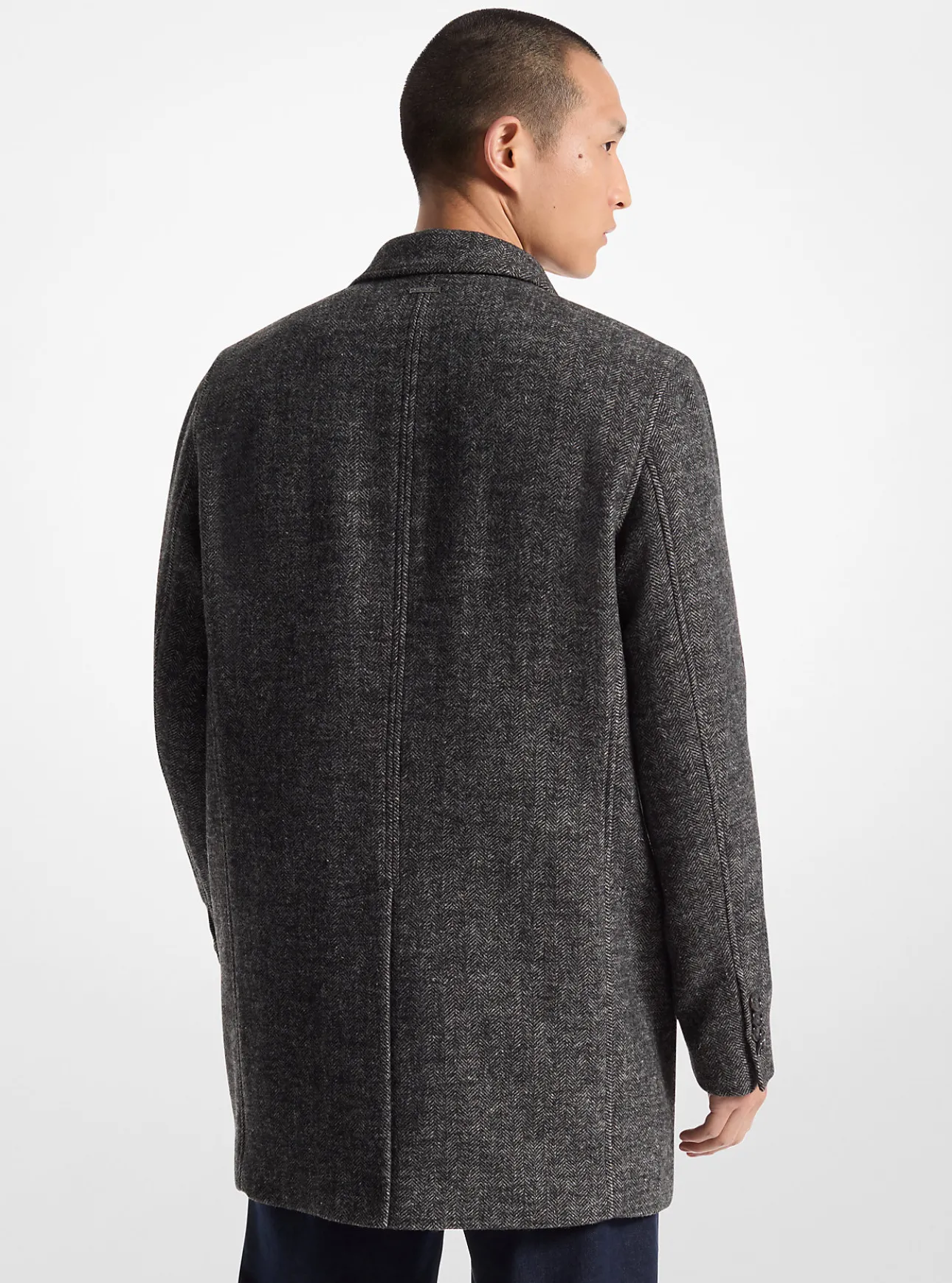 Coatbridge 2-in-1 Herringbone Wool Blend Coat