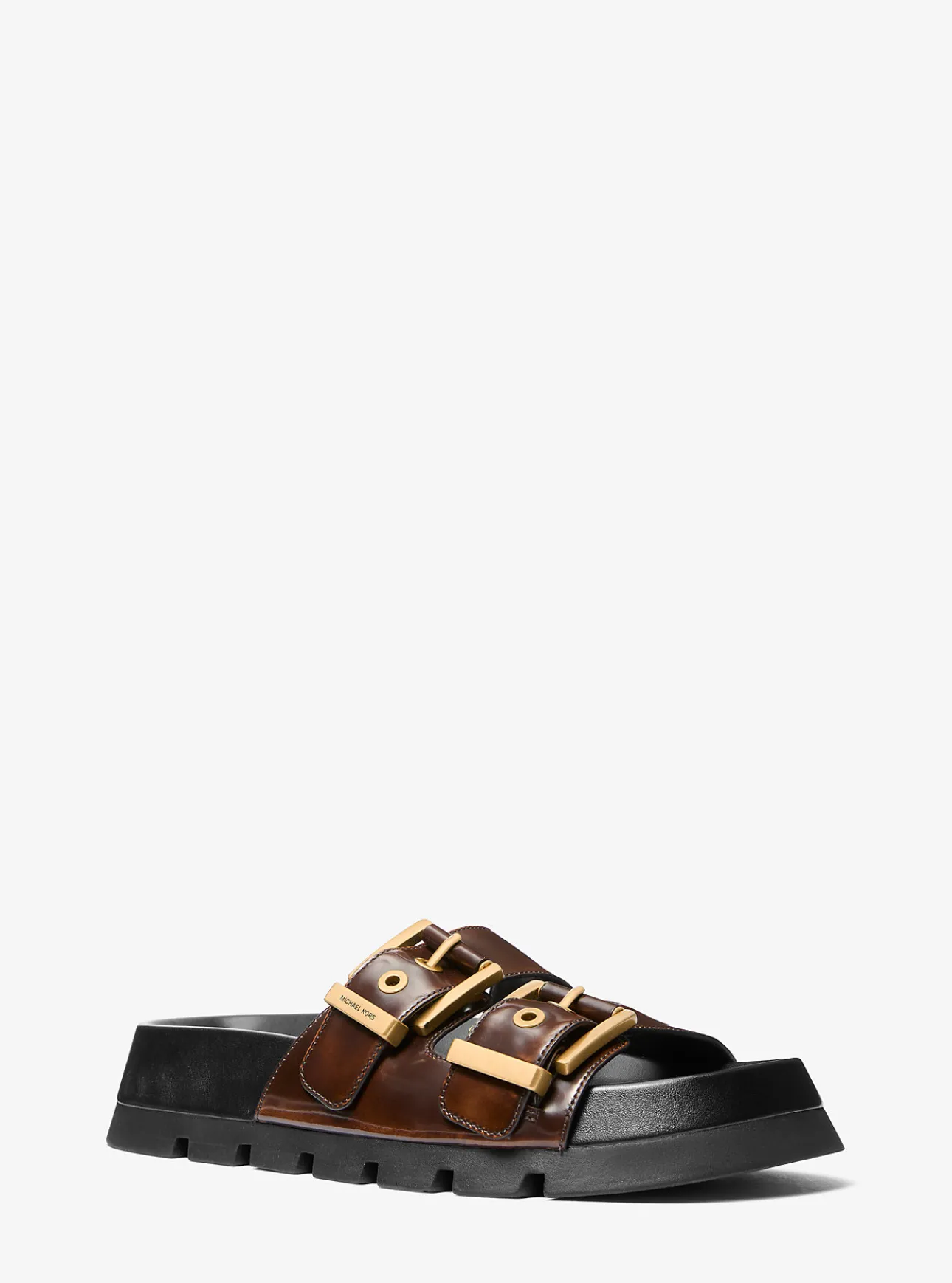 Colby Burnished Leather Flat Sandal