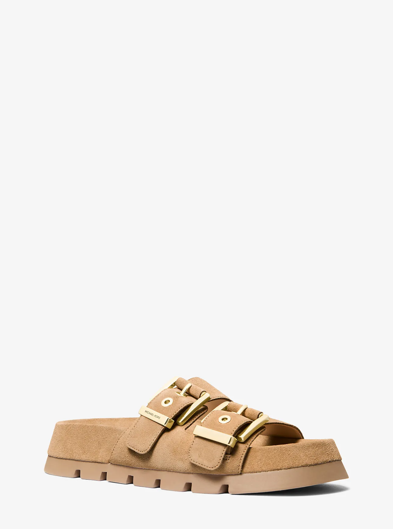 Colby Suede Flat Sandal