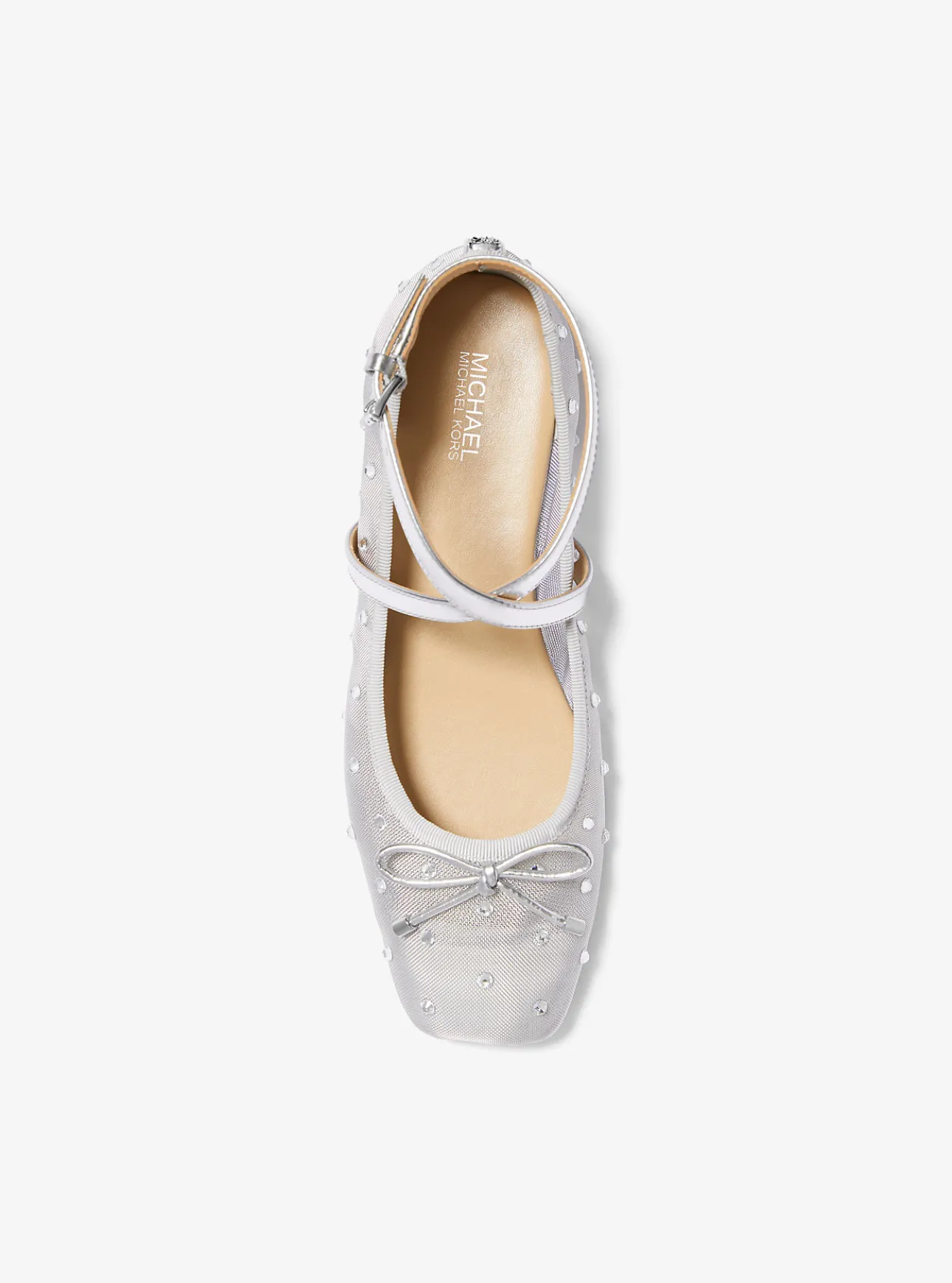 Collette Embellished Mesh Ballet Flat