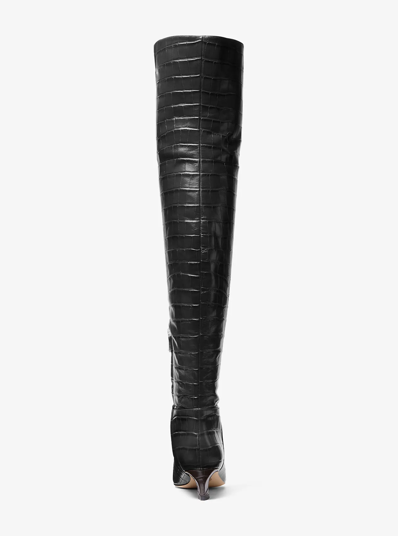 Cosmo Crocodile Embossed Leather Boot