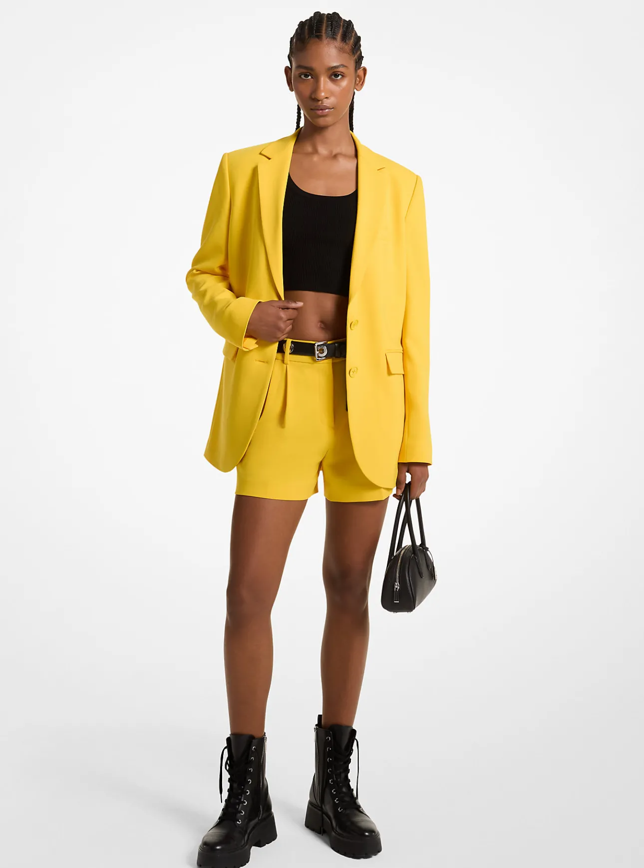Crepe Boyfriend Blazer