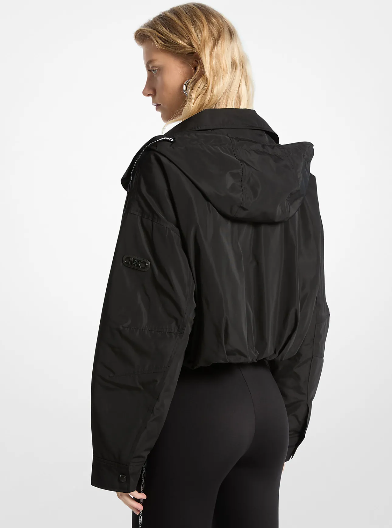 Cropped Hooded Jacket