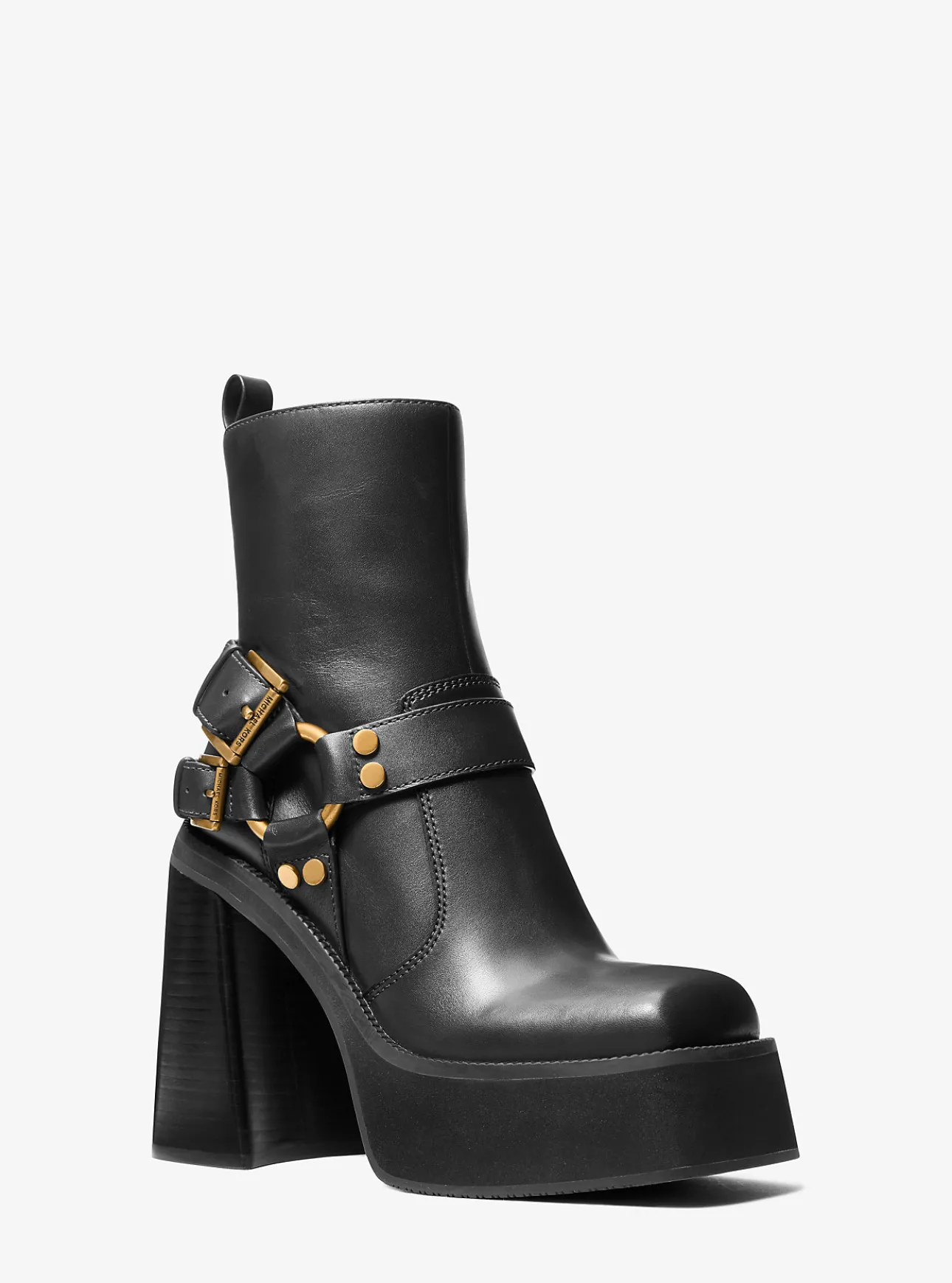 Crosby Leather Platform Moto Boot
