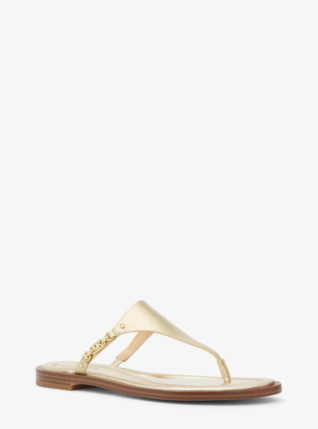 Daniella Metallic Leather Sandal