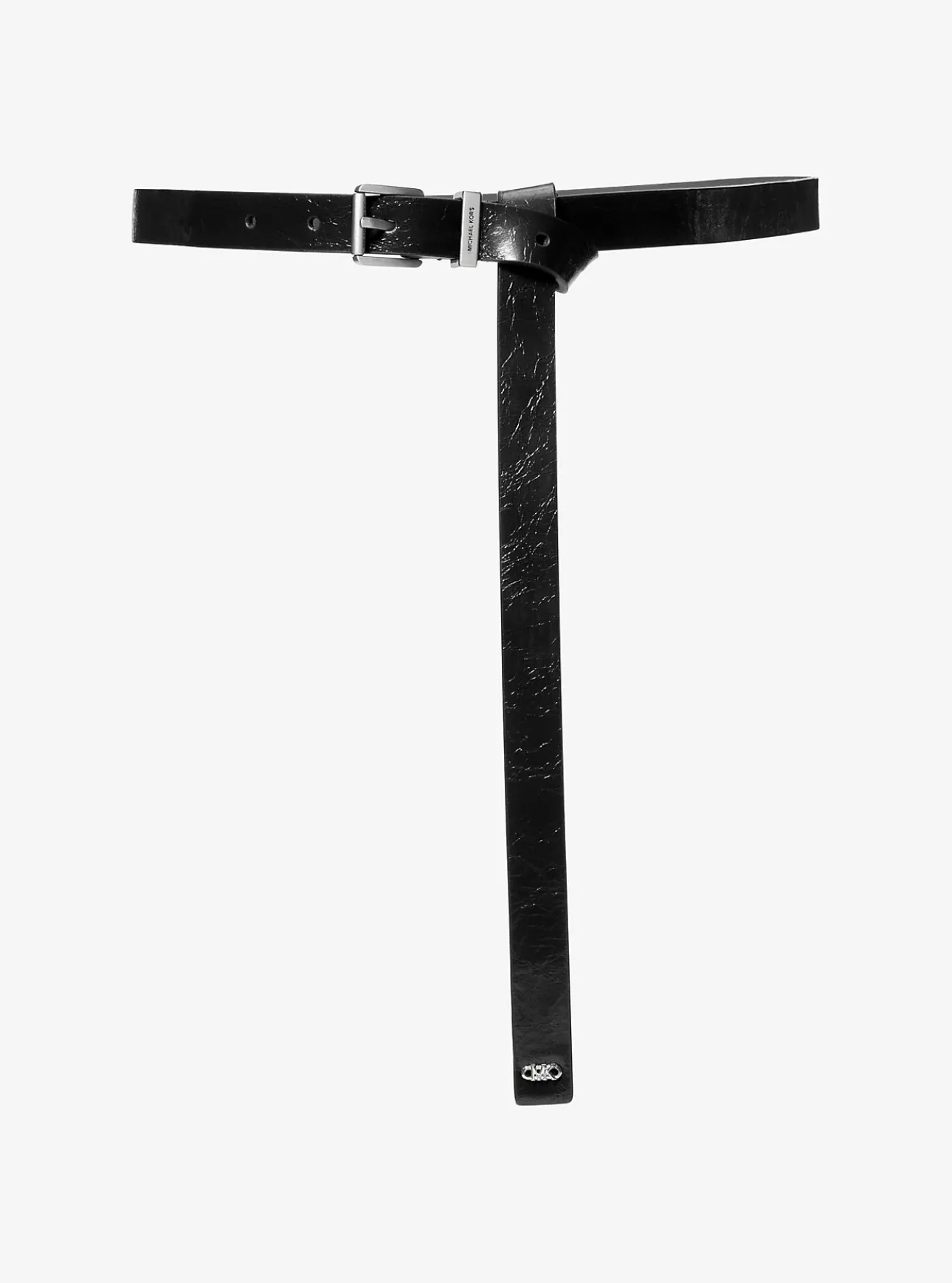 Darrington Crackled Leather Belt