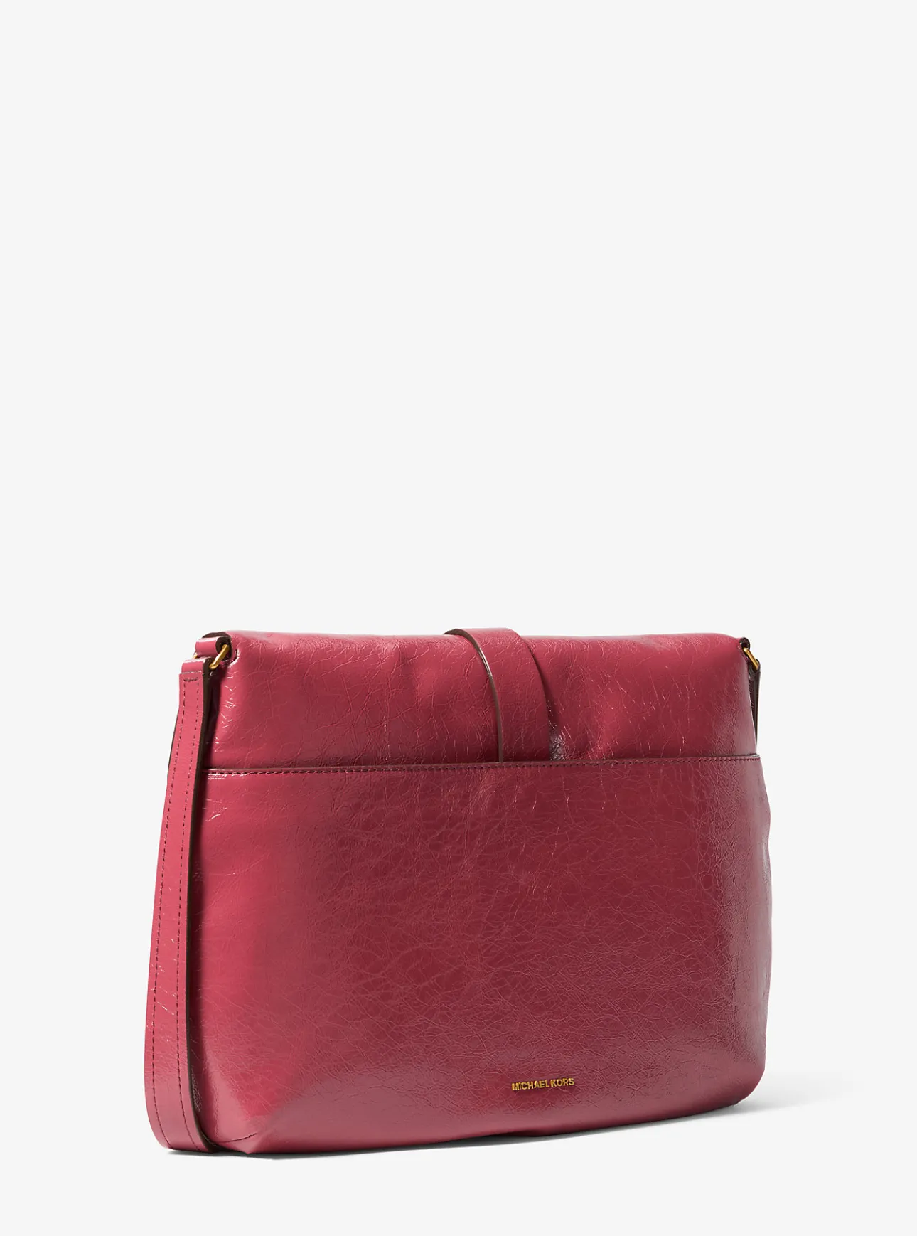 Darrington Large Crackled Leather Shoulder Bag