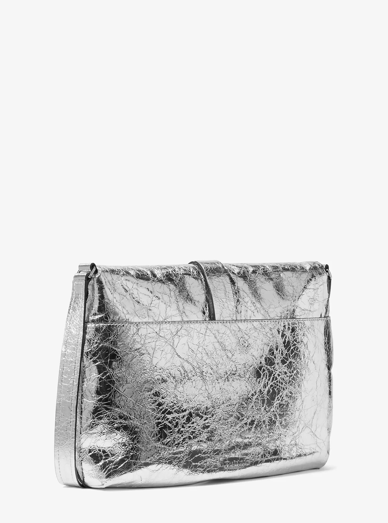 Darrington Large Crackled Leather Shoulder Bag