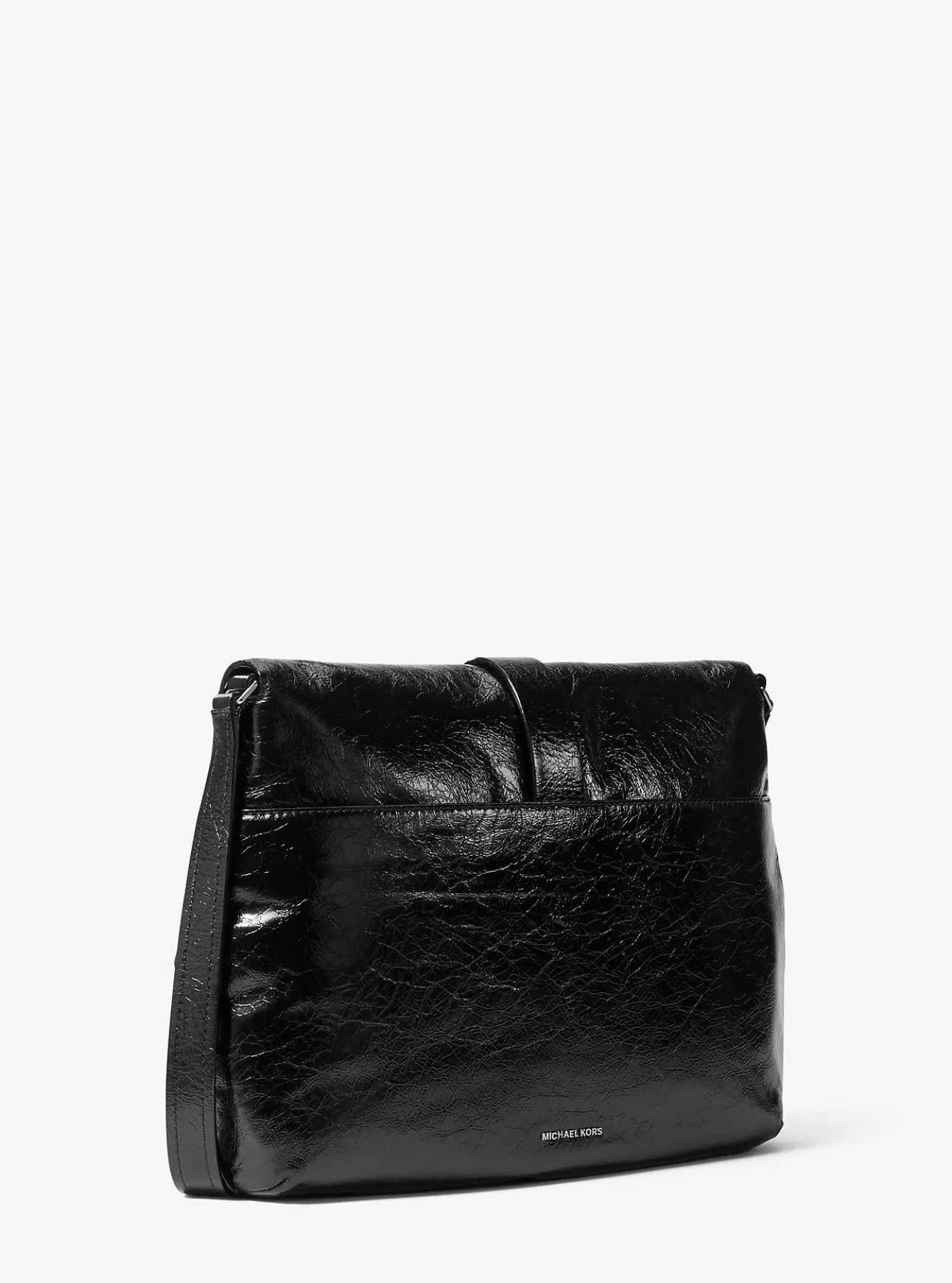 Darrington Large Crackled Leather Shoulder Bag