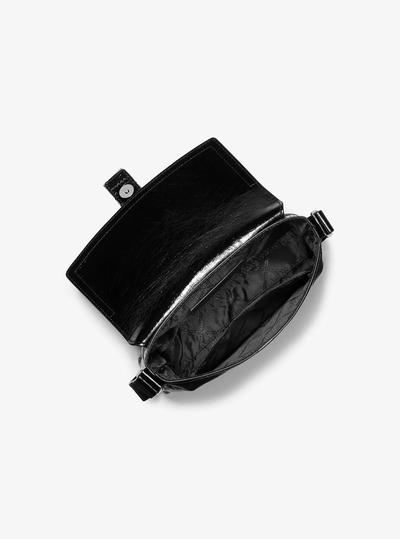 Darrington Mini Crackled Leather Crossbody Bag