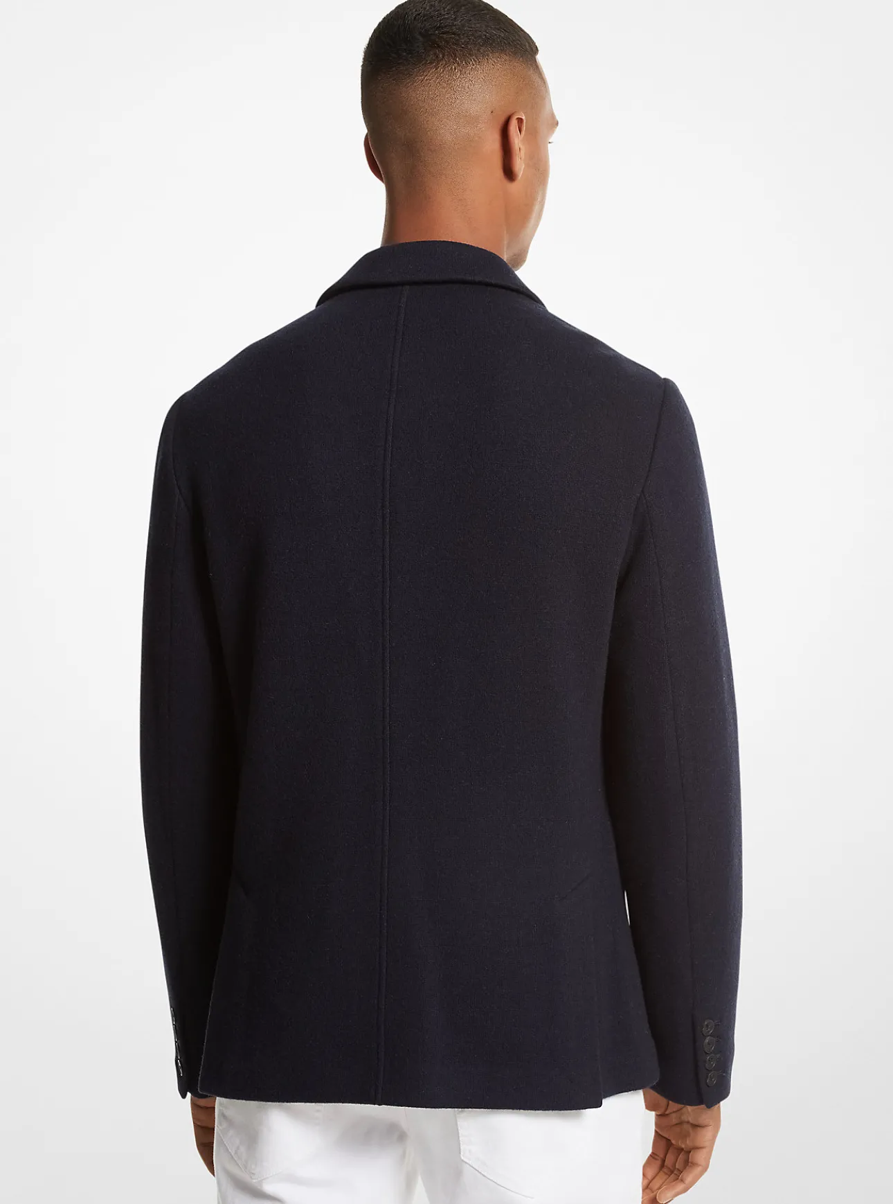 Double Face Wool Blend Blazer