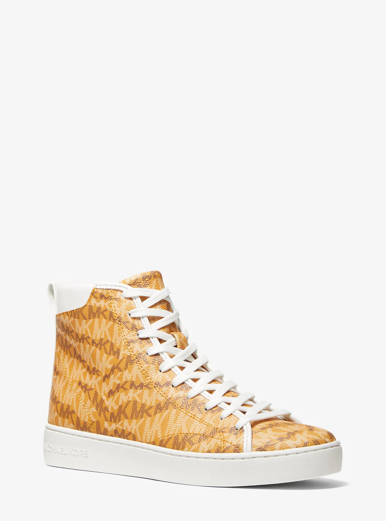 Edie Animal Print Logo High-Top Sneaker