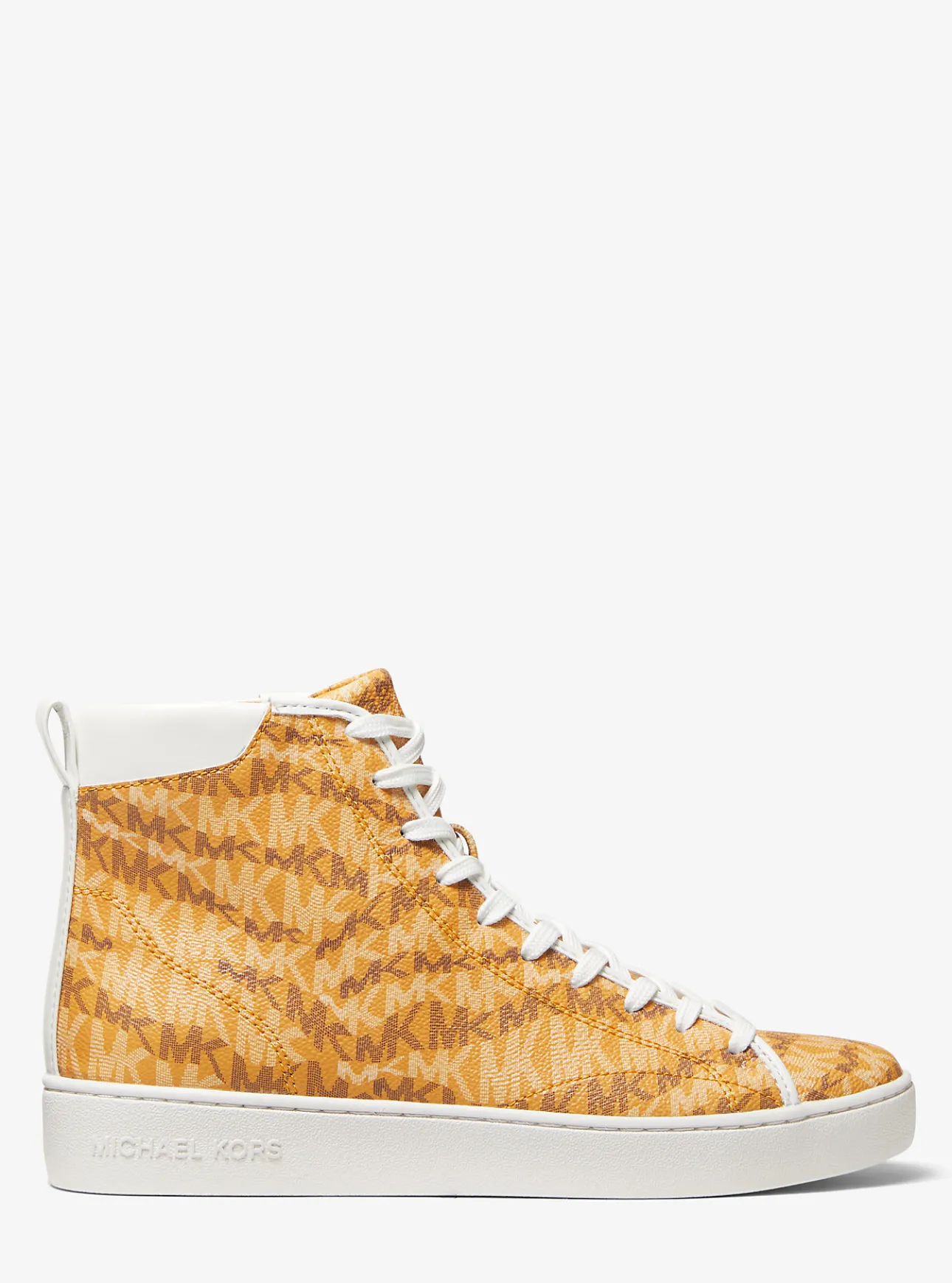 Edie Animal Print Logo High-Top Sneaker