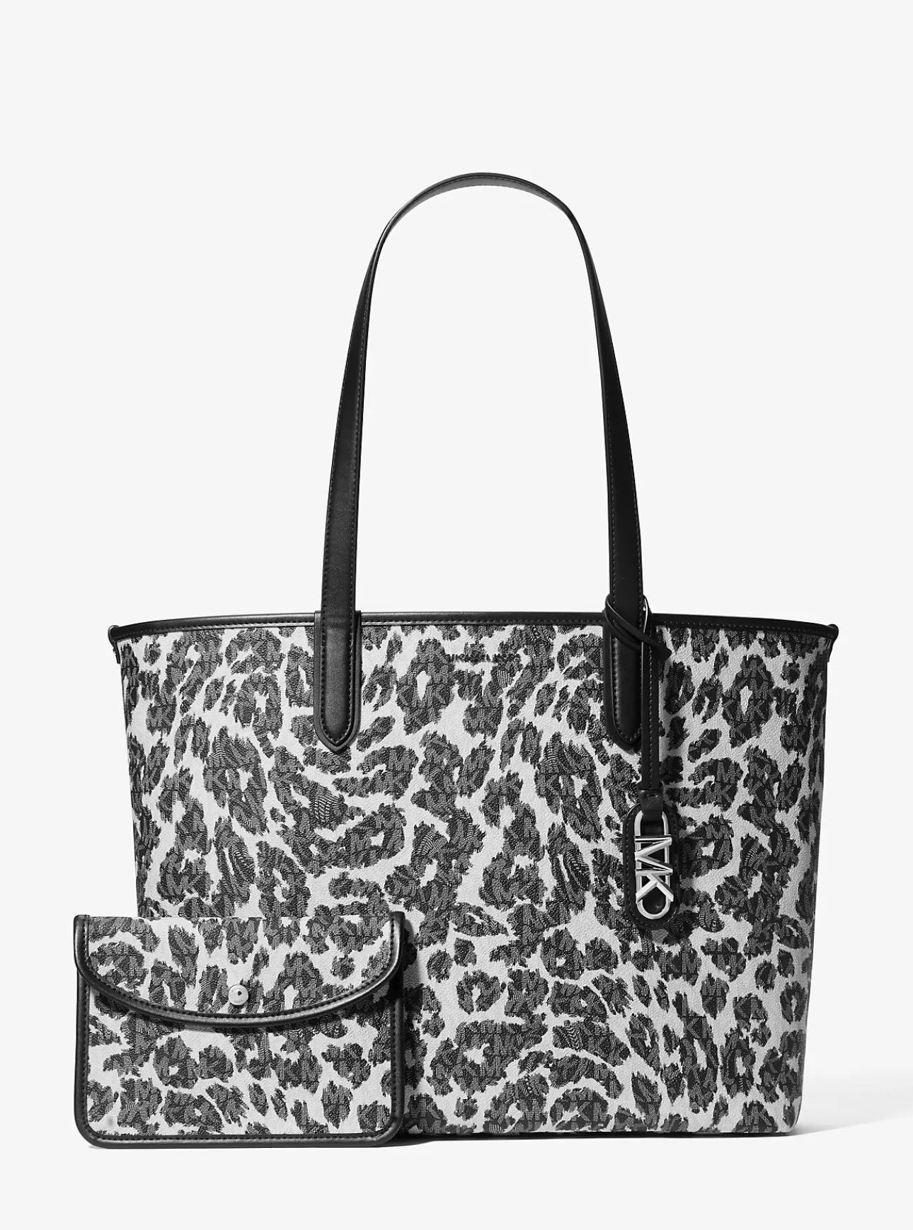 Eliza Extra-Large Leopard Logo Tote Bag
