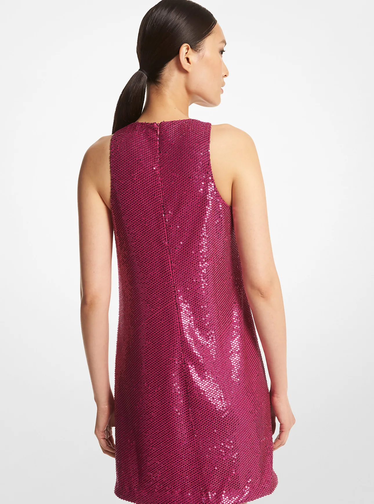 Embellished Georgette Shift Dress