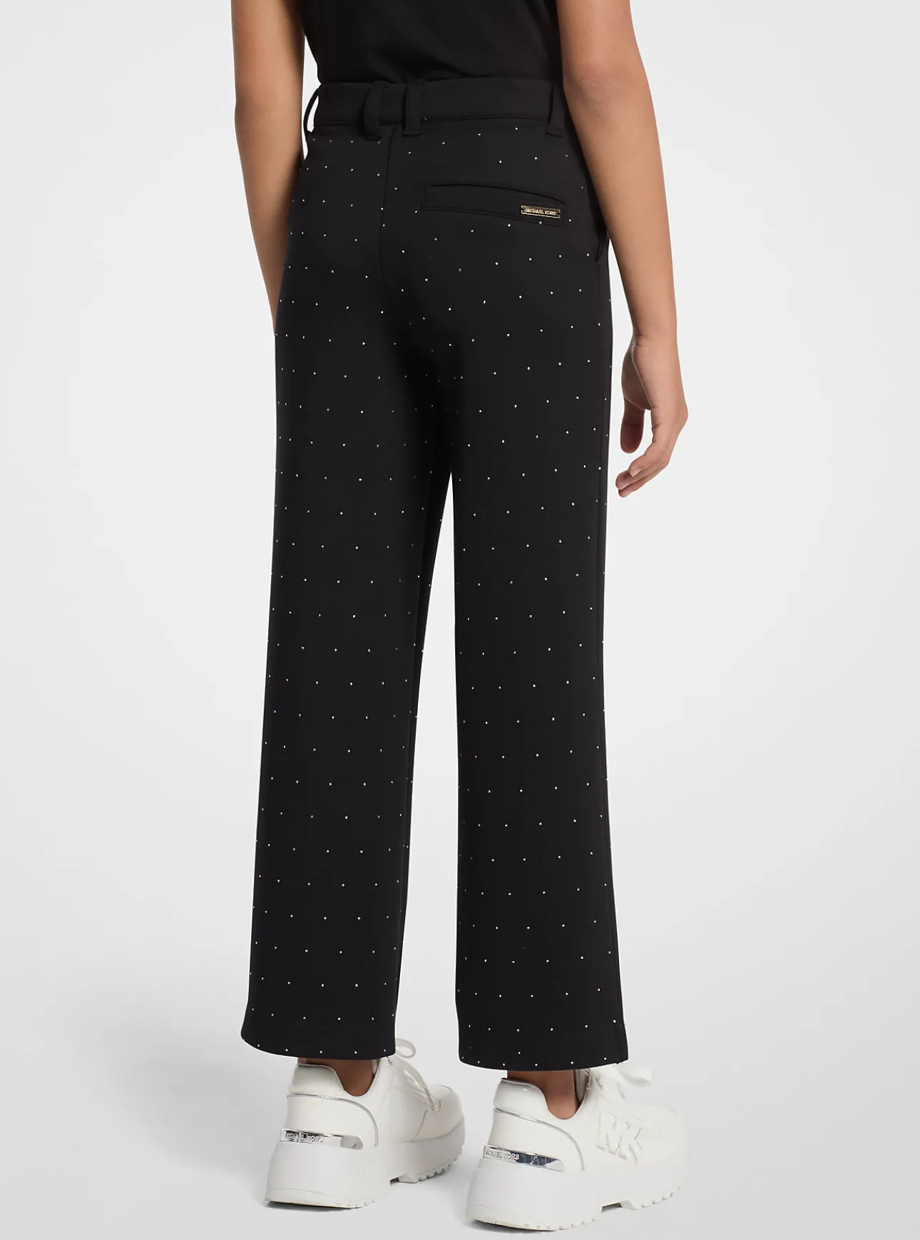 Embellished Stretch Knit Pants