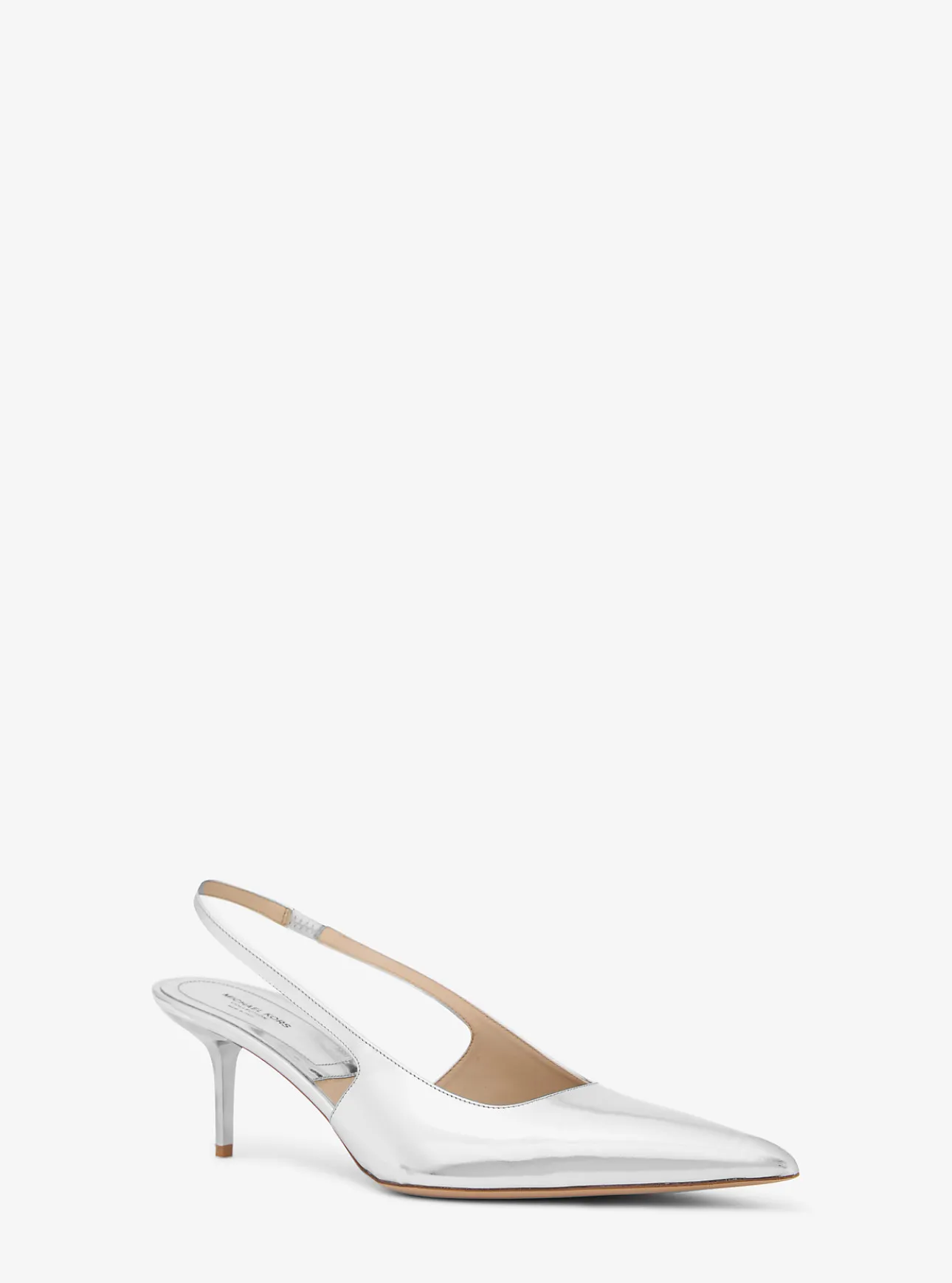 Emma Metallic Leather Slingback Pump