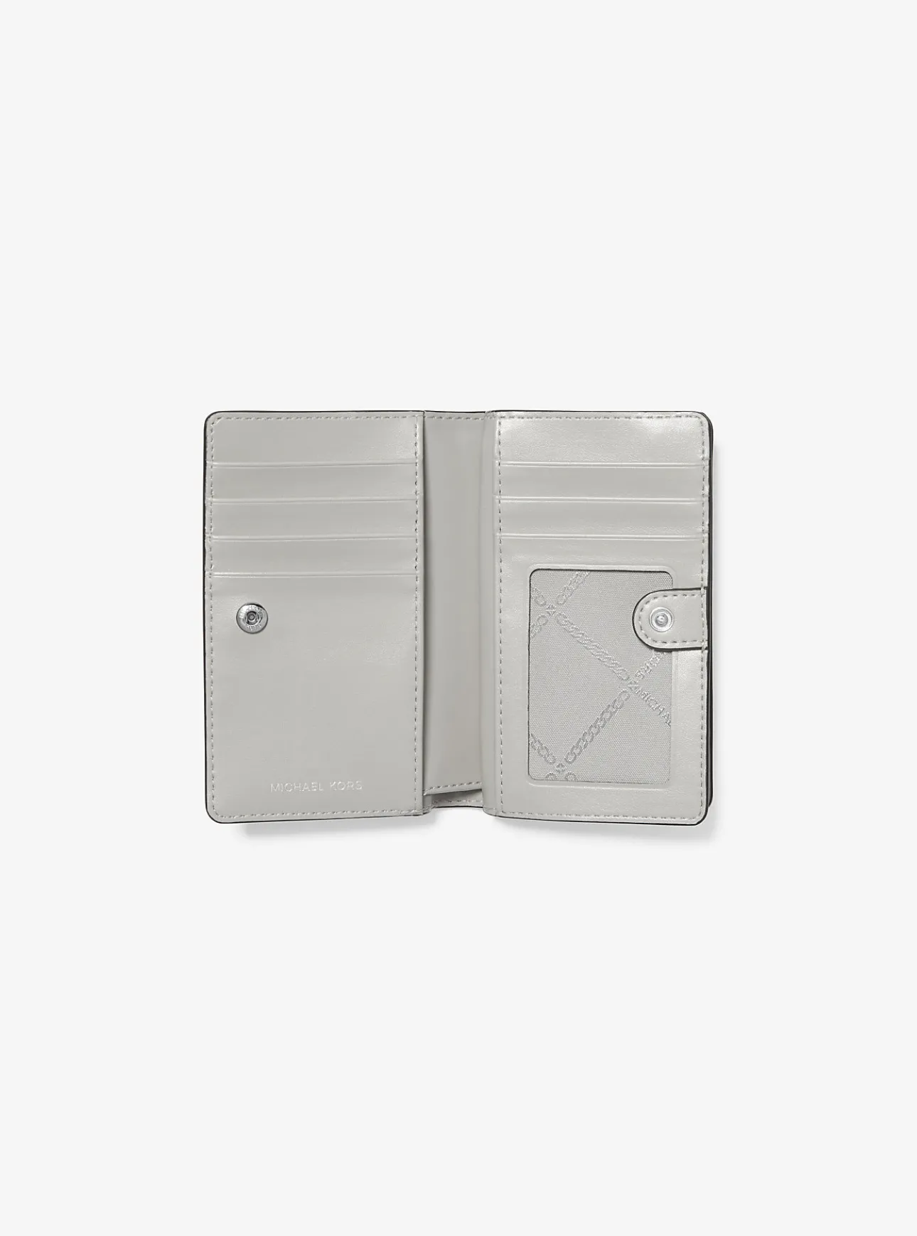 Empire Medium Metallic Pebbled Leather Wallet