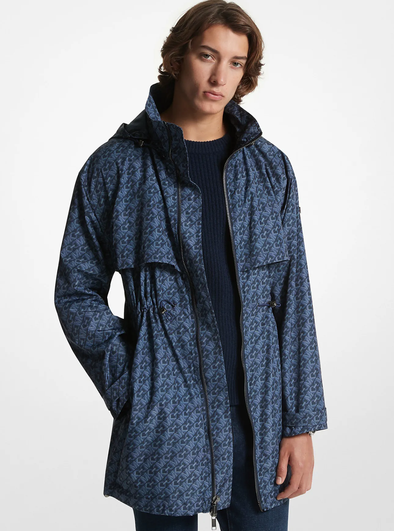 Empire Signature Logo Print Woven Anorak