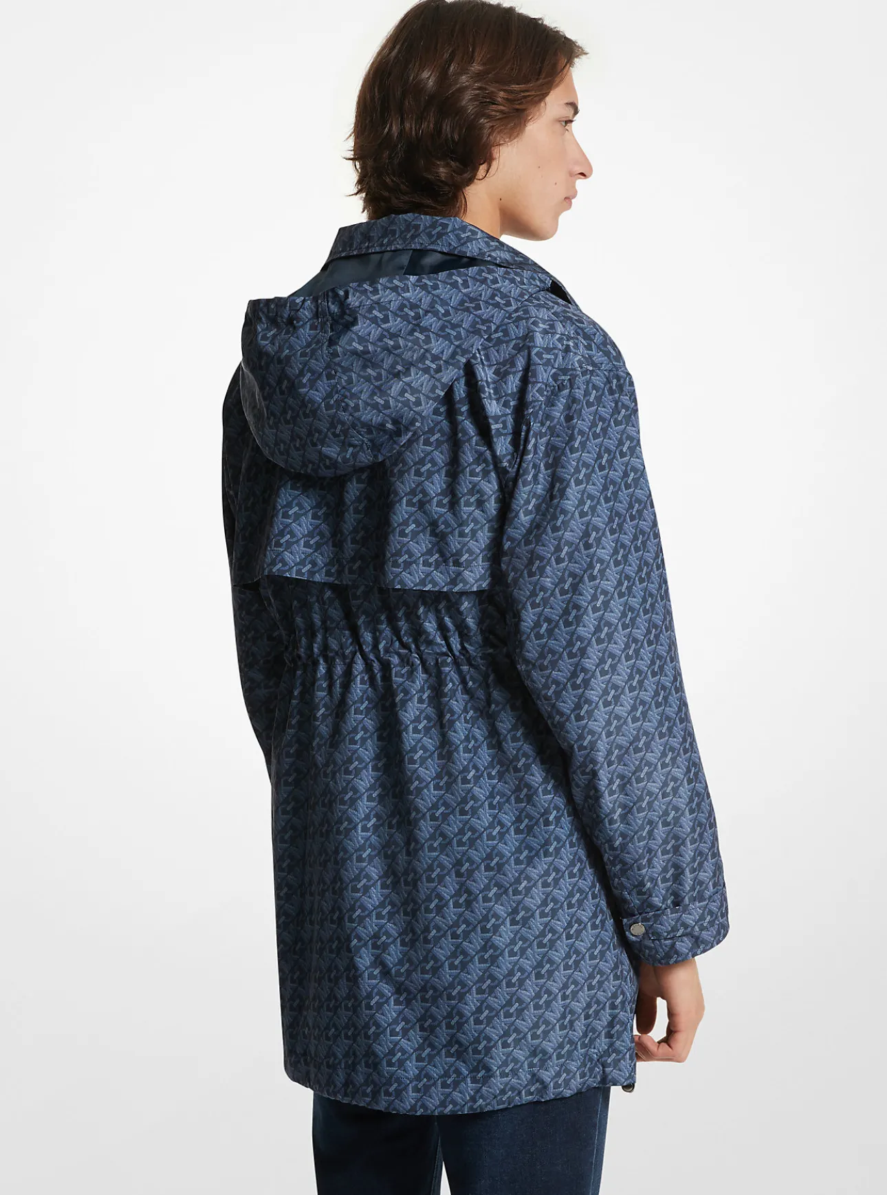 Empire Signature Logo Print Woven Anorak