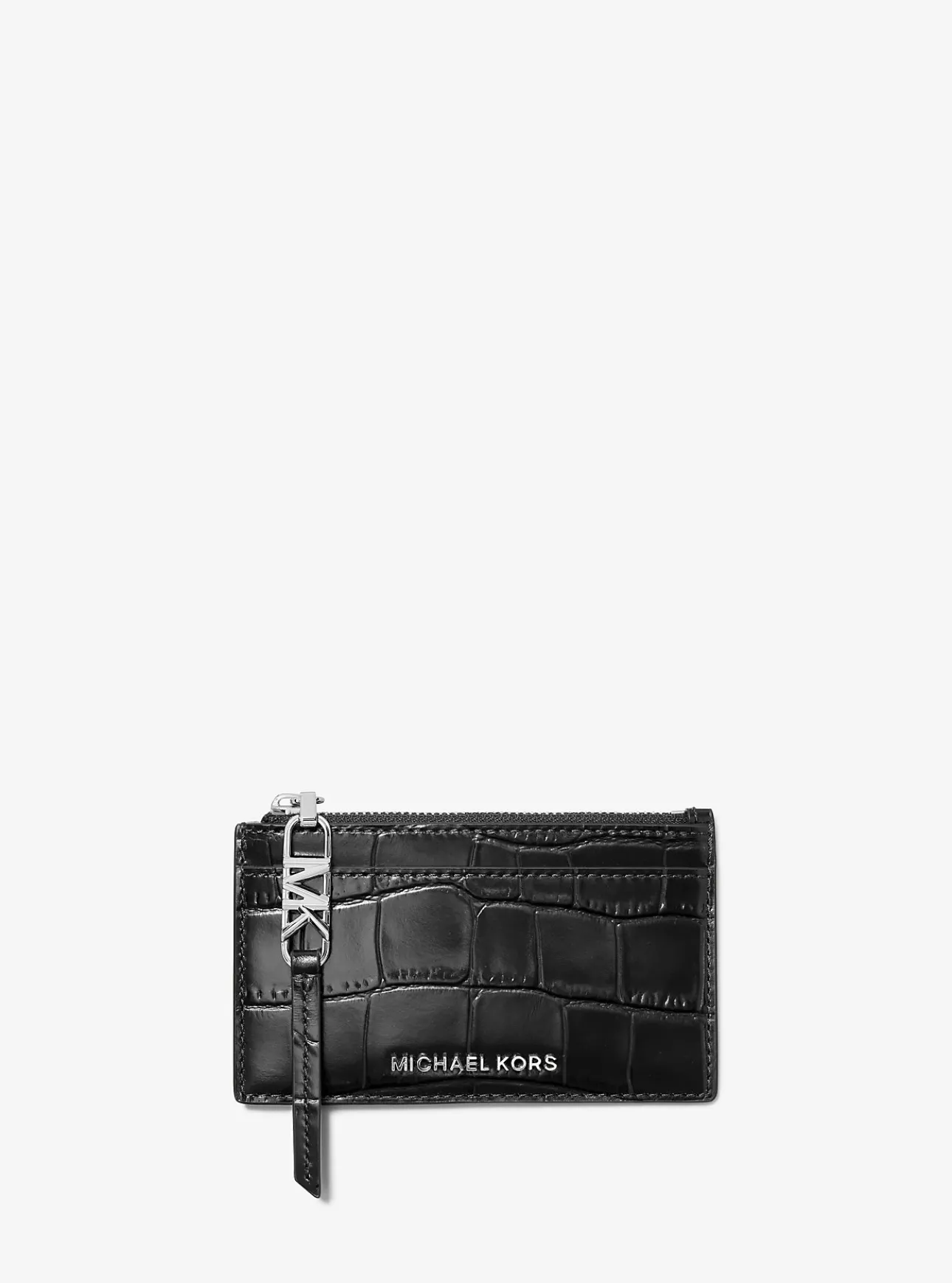 Empire Small Crocodile Embossed Leather Card Case