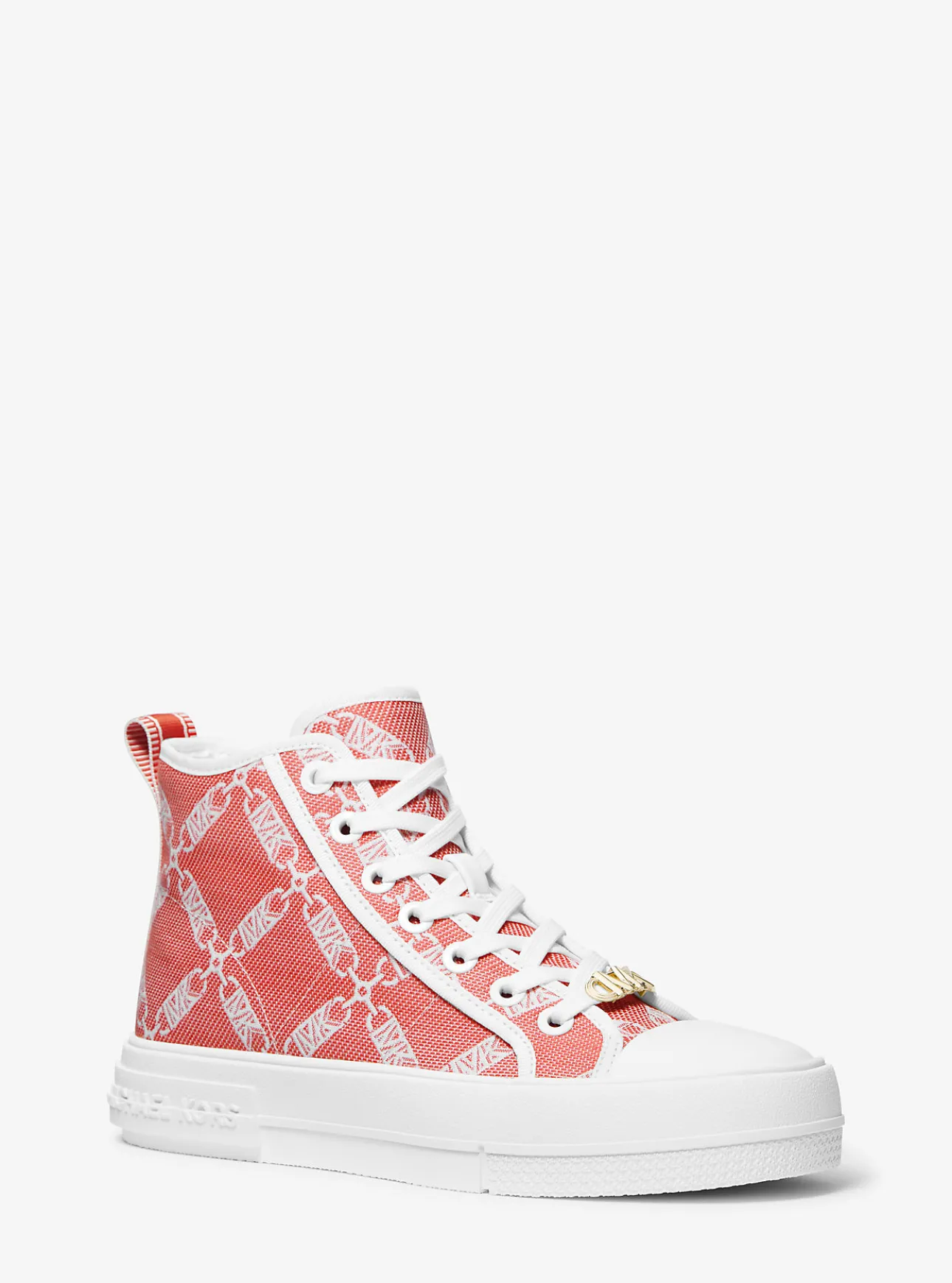 Evy Empire Logo Jacquard High-Top Sneaker