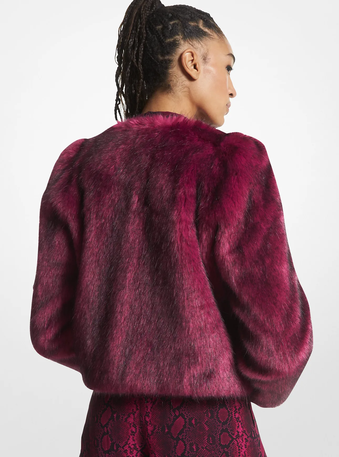 Faux Fur Cropped Jacket