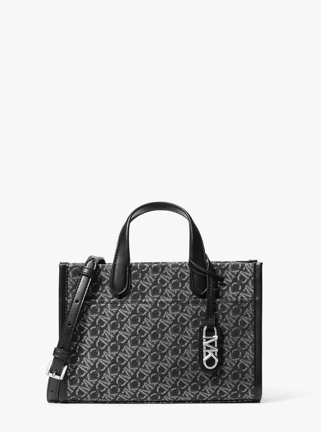 Gigi Small Metallic Empire Monogram Messenger Bag