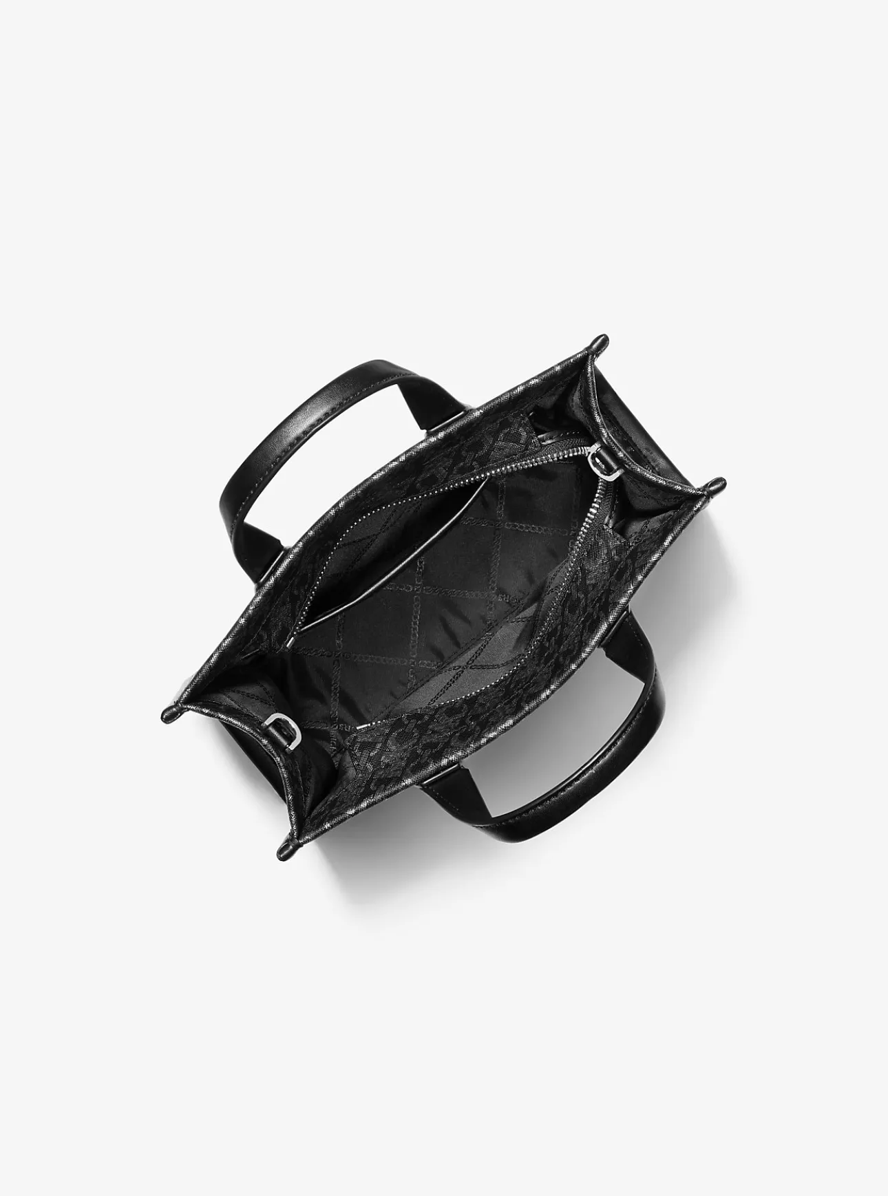 Gigi Small Metallic Empire Monogram Messenger Bag