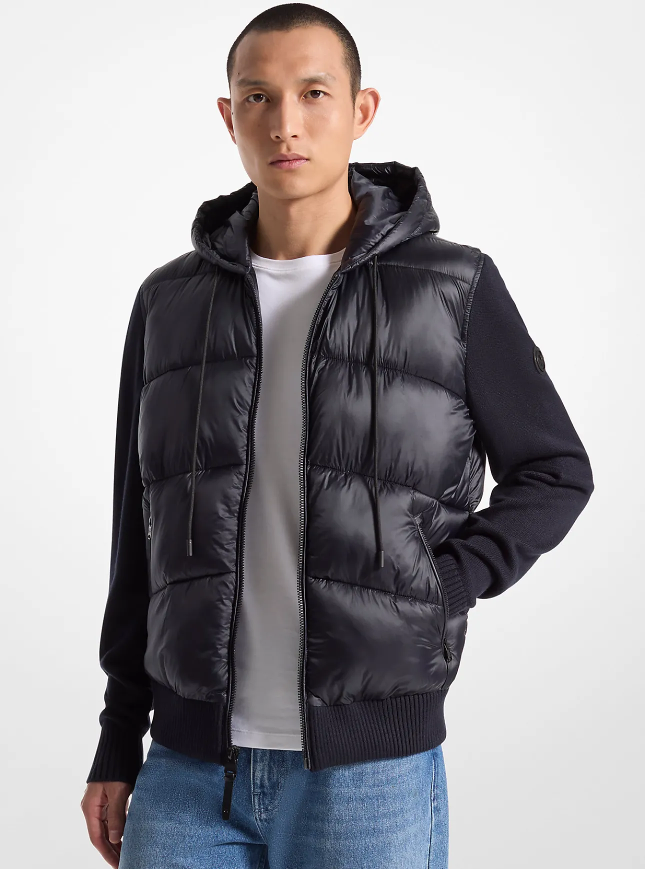 Glenmavis Mixed-Media Jacket