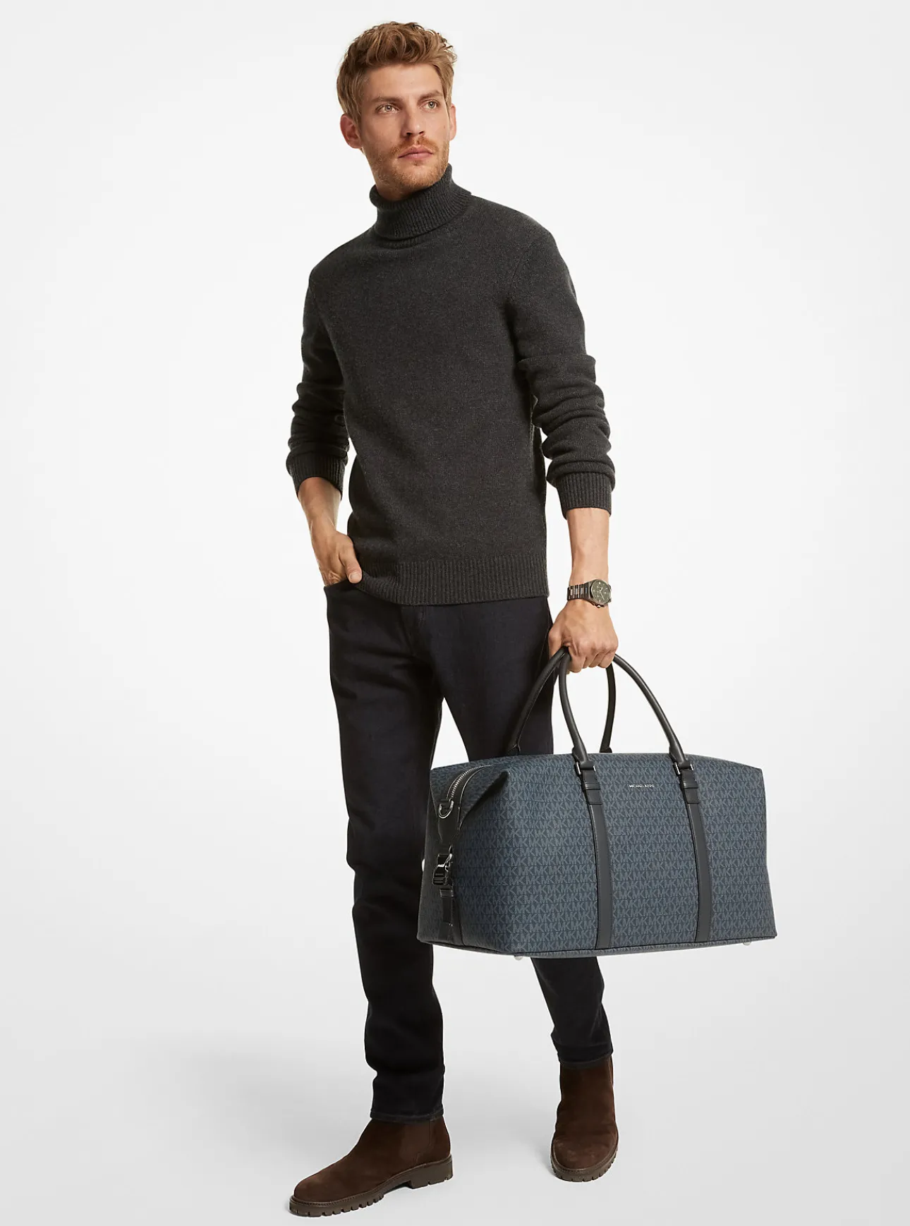Hudson Logo Weekender Bag
