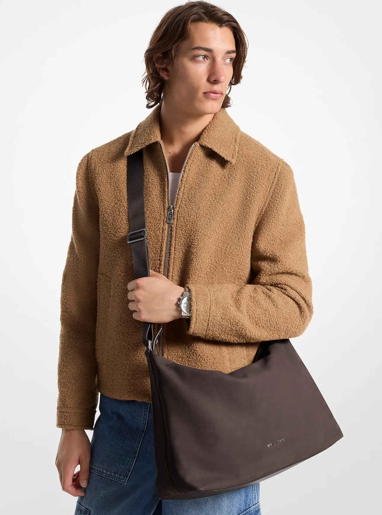 Hudson Nubuck Hobo Bag