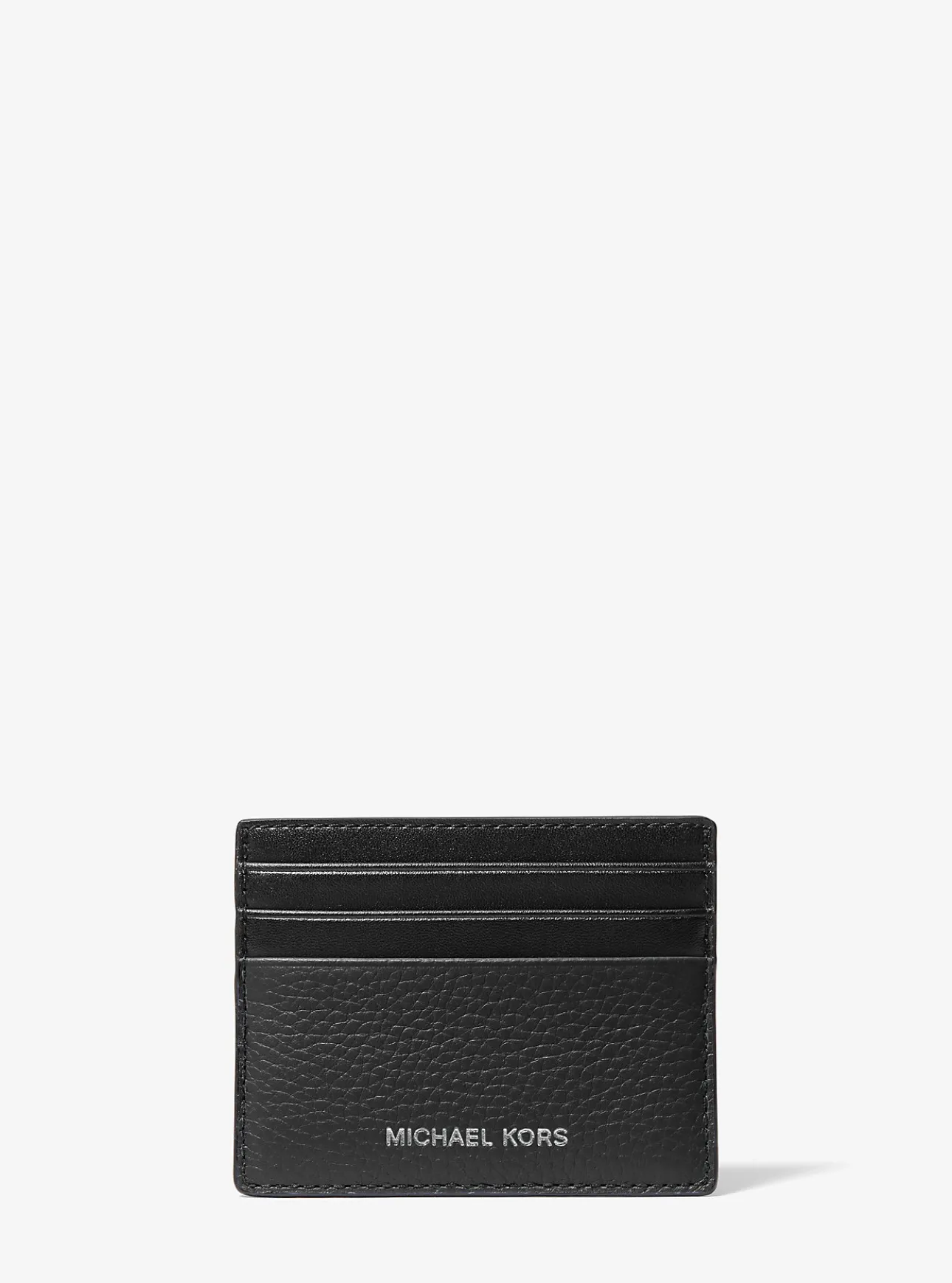 Hudson Pebbled Leather Card Case
