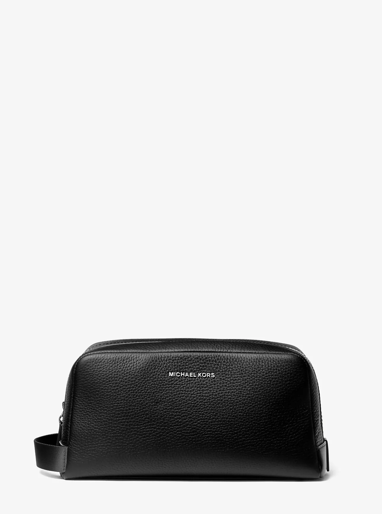 Hudson Pebbled Leather Travel Pouch